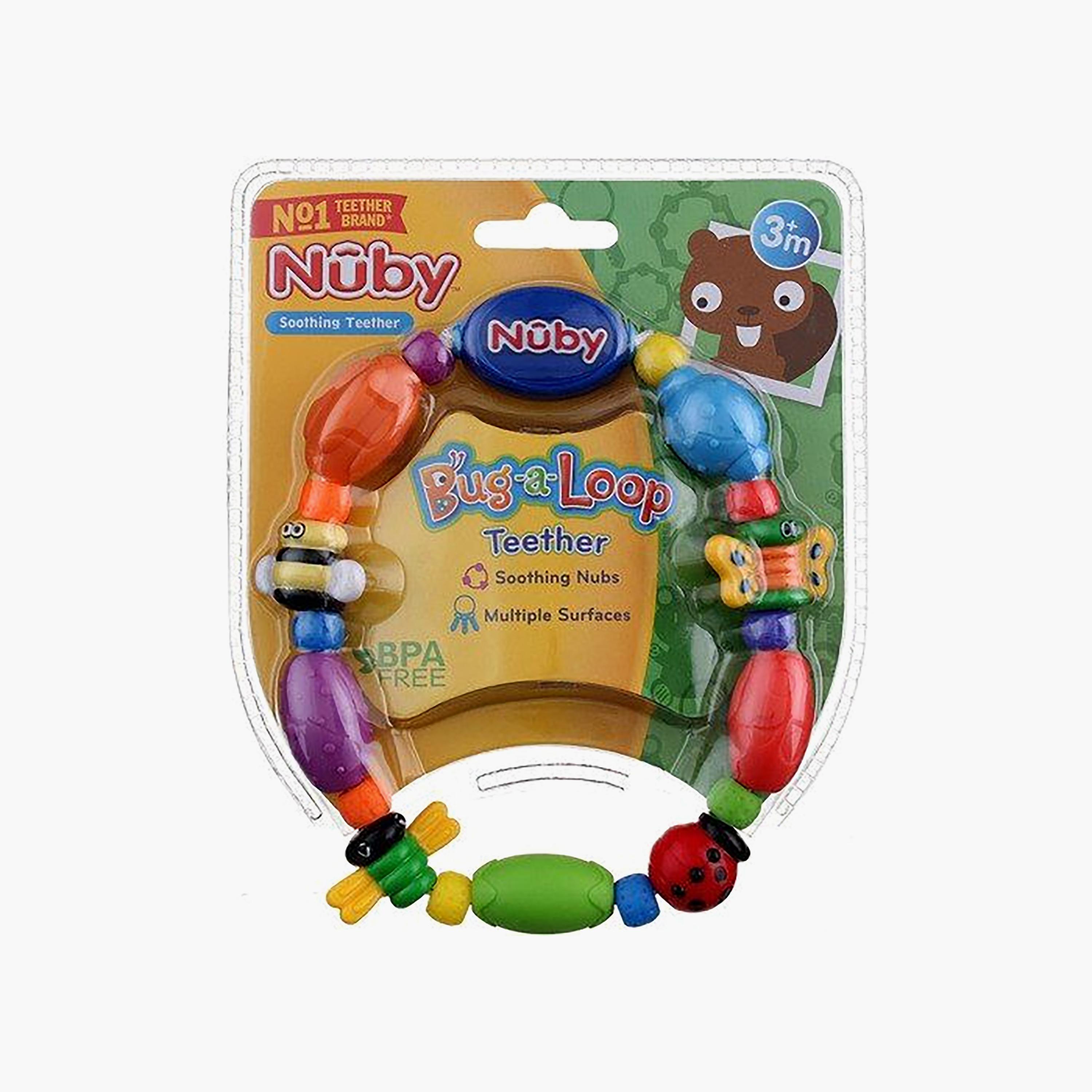 لعبة عضاضة حسية متعددة الملمس باغ أيه لوب من نوبي-toys-babyandtoddlertoys-rattlesandteethers-image-5