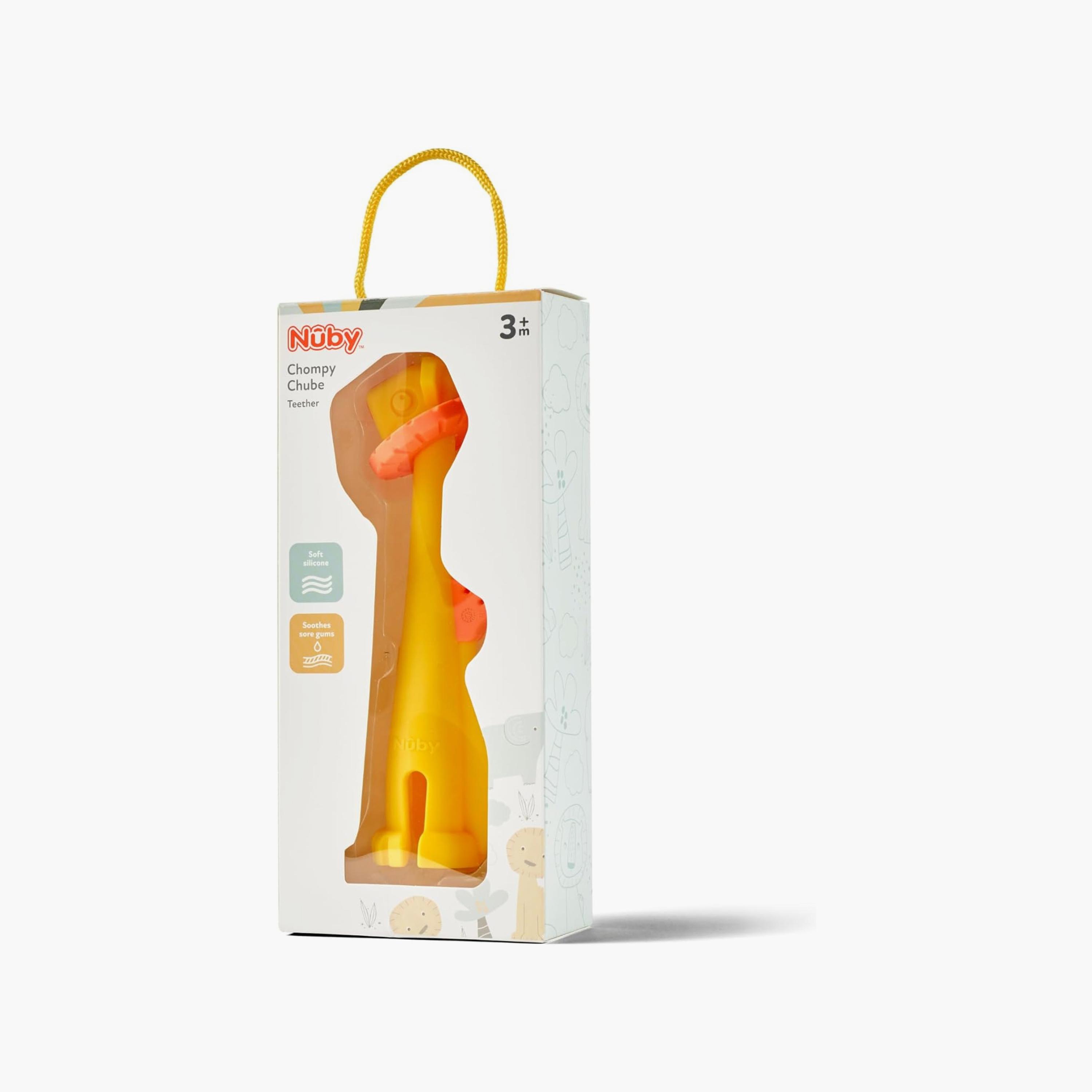 لعبة عضاضة من السيليكون الناعم تشومبي تشوبس من نوبي-toys-babyandtoddlertoys-rattlesandteethers-image-3