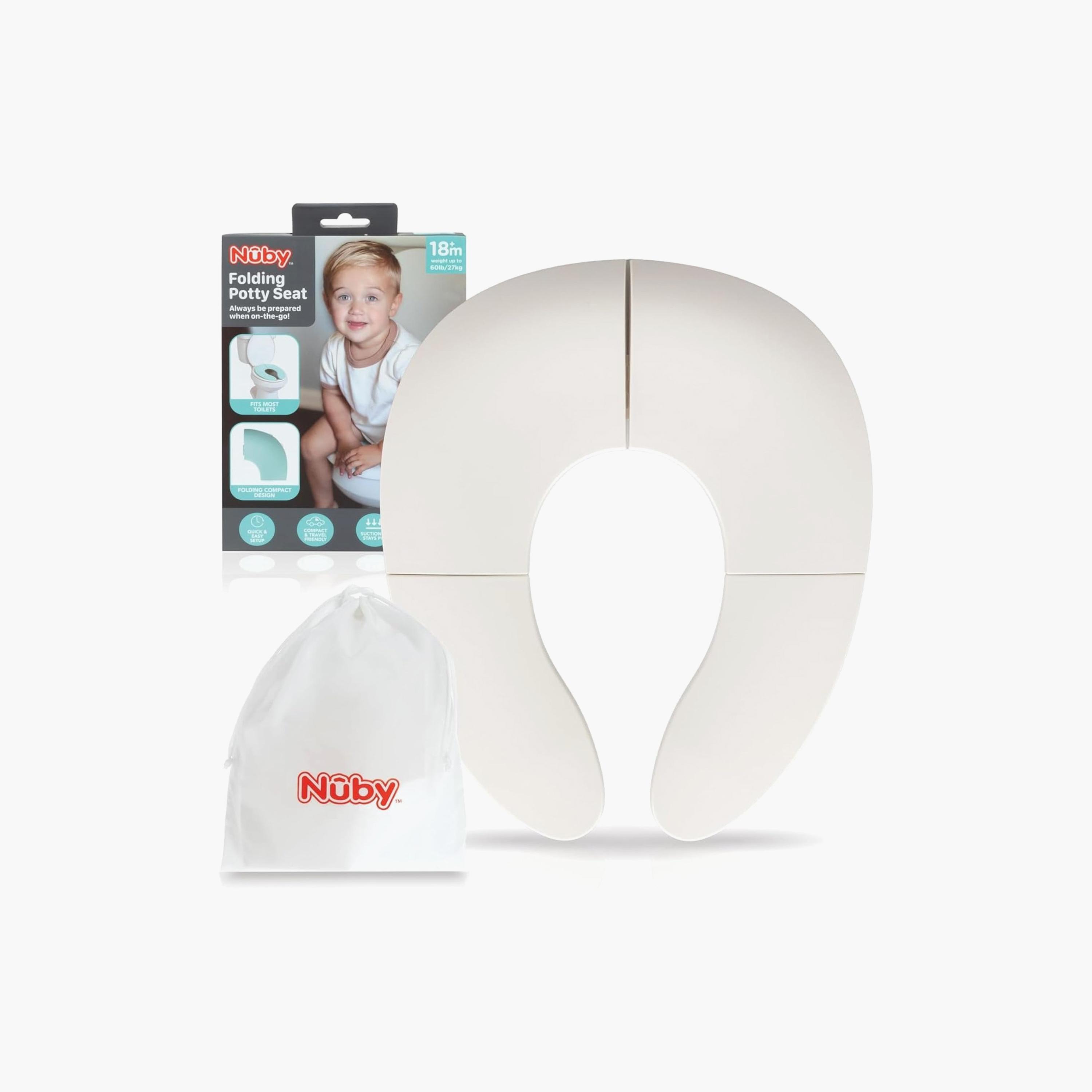 Nuby Portable Folding Toilet Seat with Carry Bag-baby-diapering-pottytraining-image-2