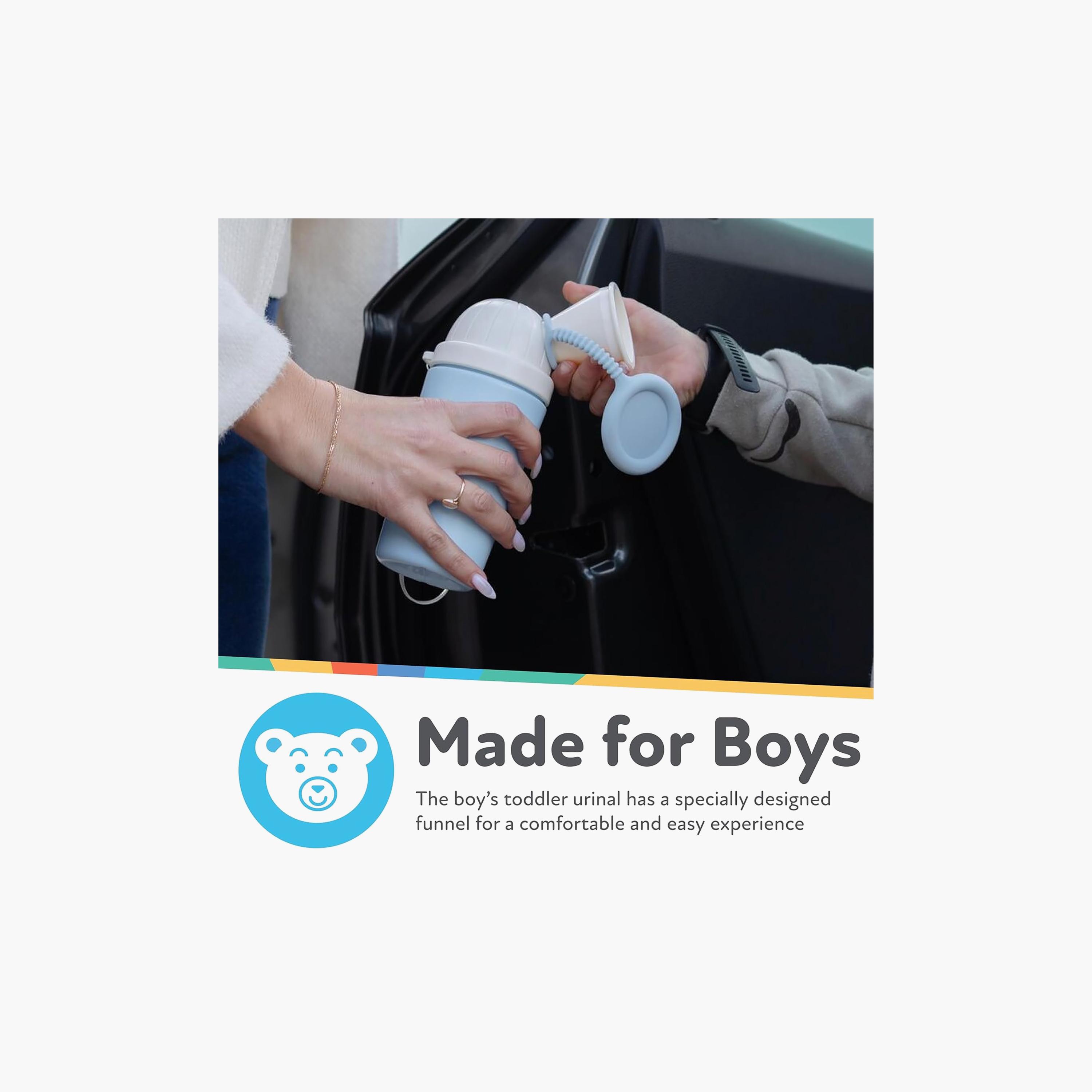 مبولة سفر للأولاد مع قمع وغطاء مانع للتسرب من نوبي-baby-diapering-pottytraining-image-4