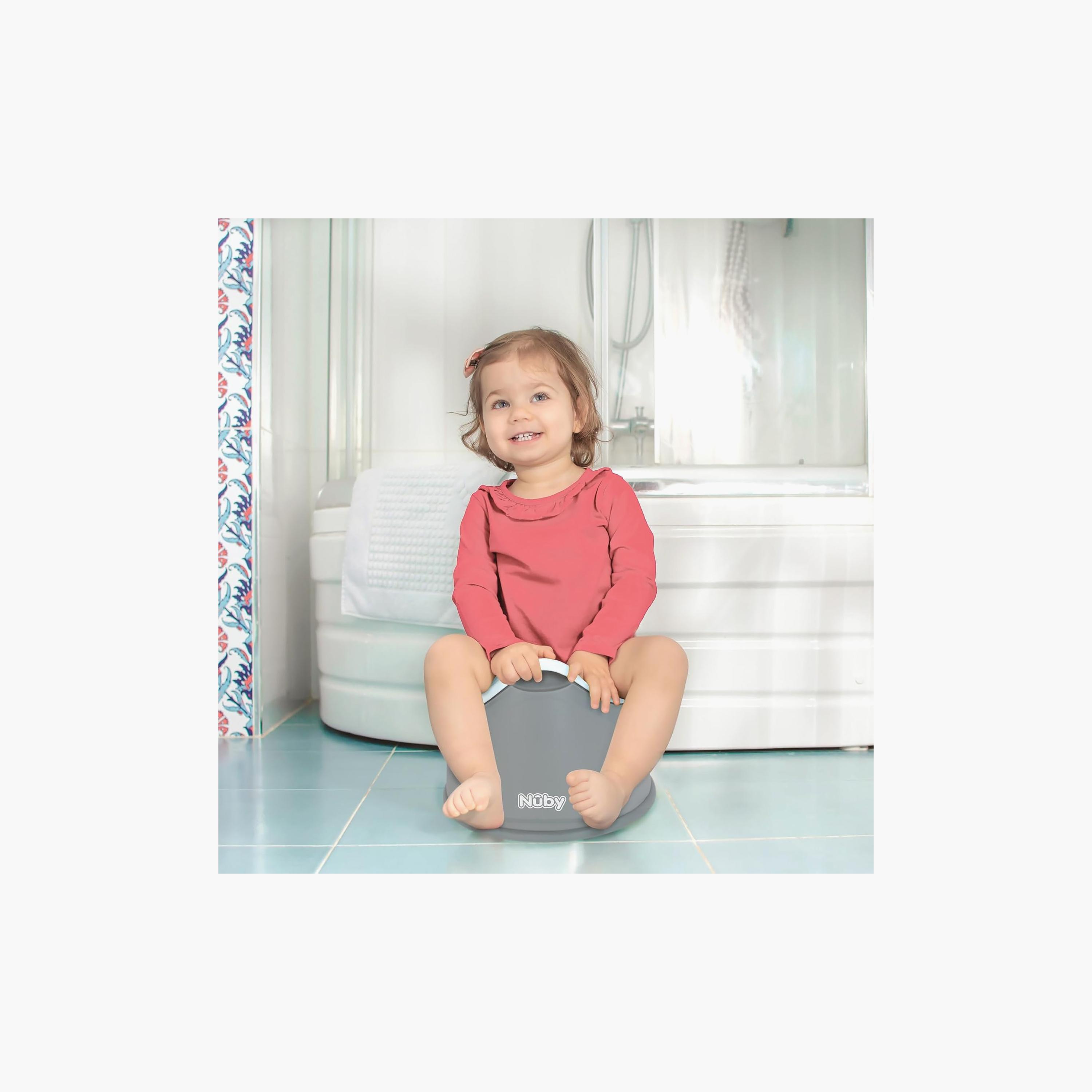 مقعد نونية تدريب على الحمام سهل التنظيف مع وعاء داخلي قابل للإزالة من نوبي-baby-diapering-pottytraining-image-7