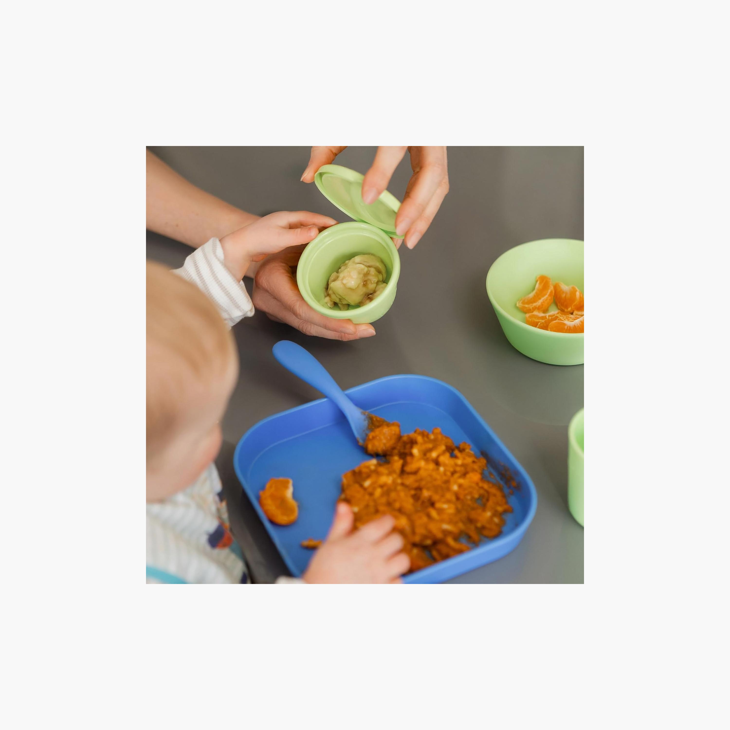 Nuby 2-Piece Brights Feeding Plate Set - Assorted-baby-feeding-mealtimeessentials-image-2