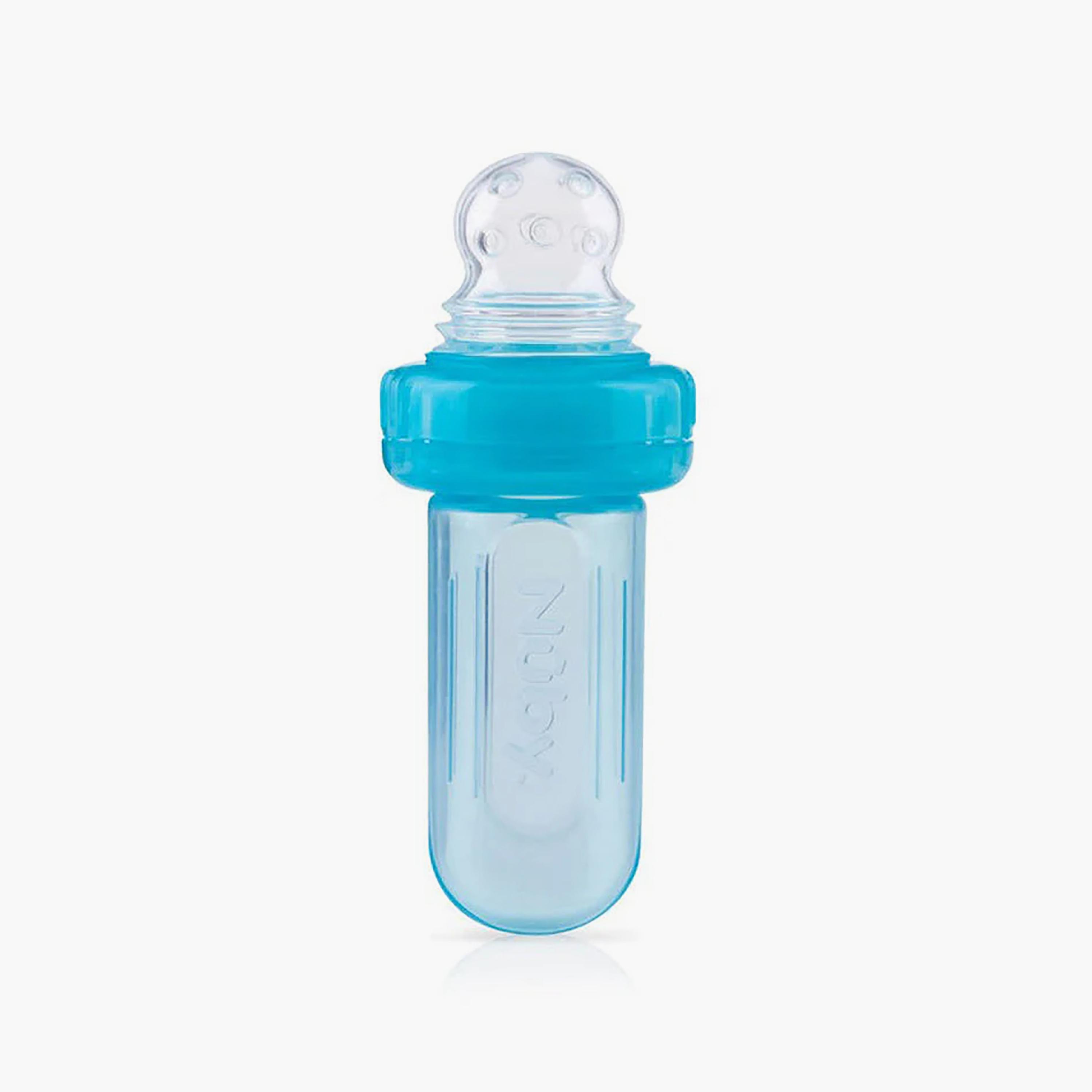 Nuby Easy Squeeze Silicone Weaning Food Feeder-baby-feeding-mealtimeessentials-image-1