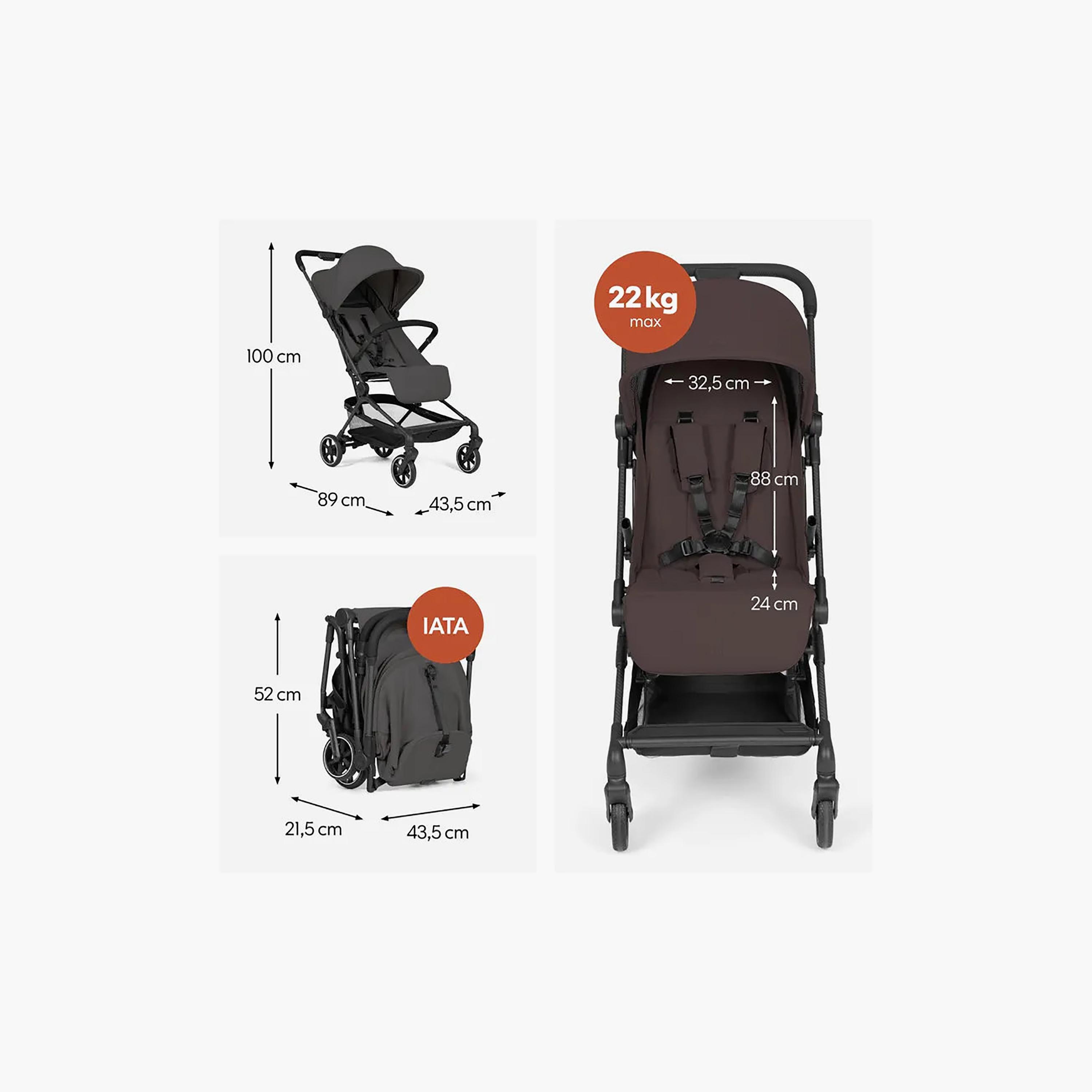 عربة أطفال فائقة الخفة لايت أند كير من الكاربون مع طي مدمج من هوك-baby-gear-strollersandprams-strollers-image-3