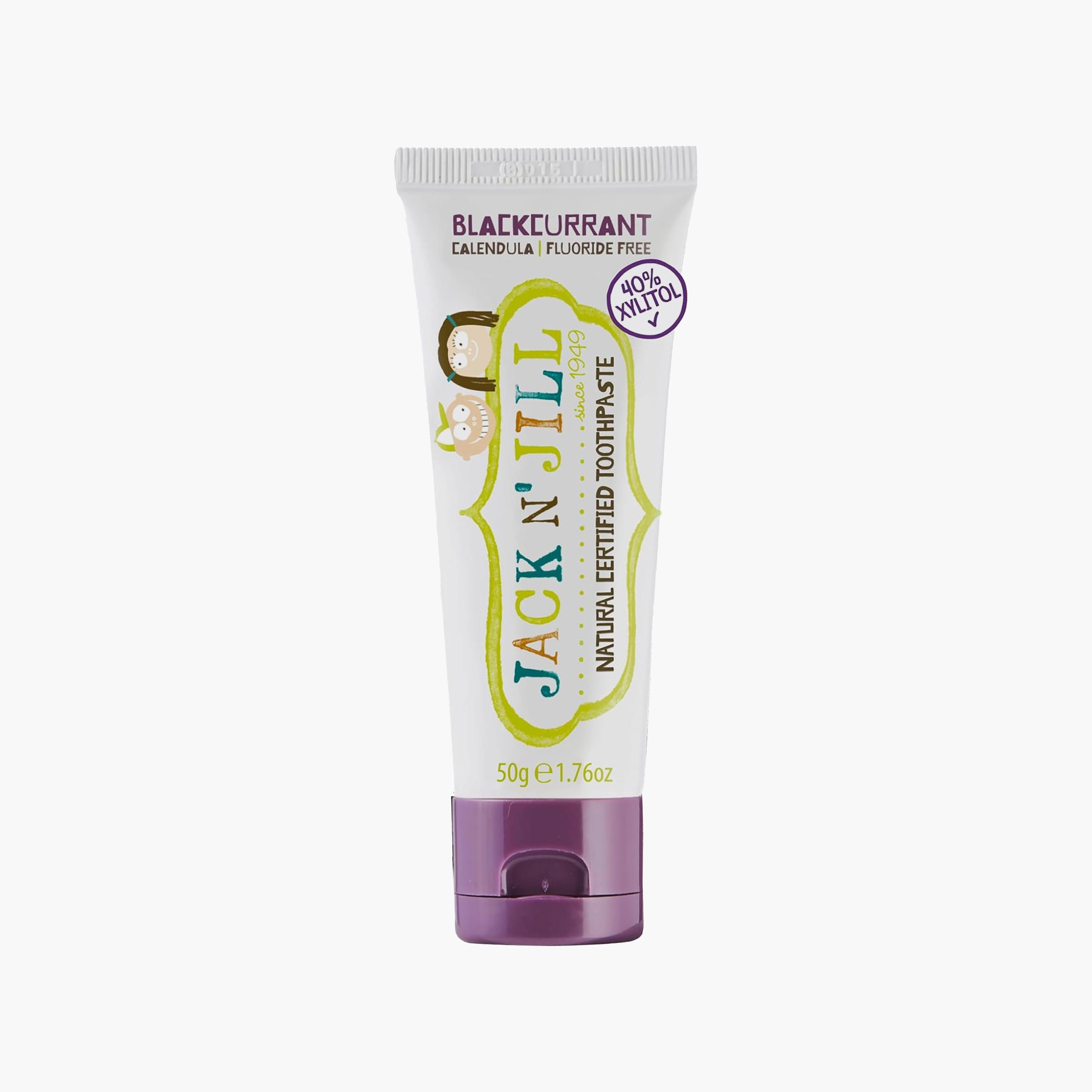 معجون أسنان طبيعي للأطفال بنكهة التوت الأسود 50 جم من جاك أند جيل-baby-bathandcare-oralcare-teethanddentalcare-image-1