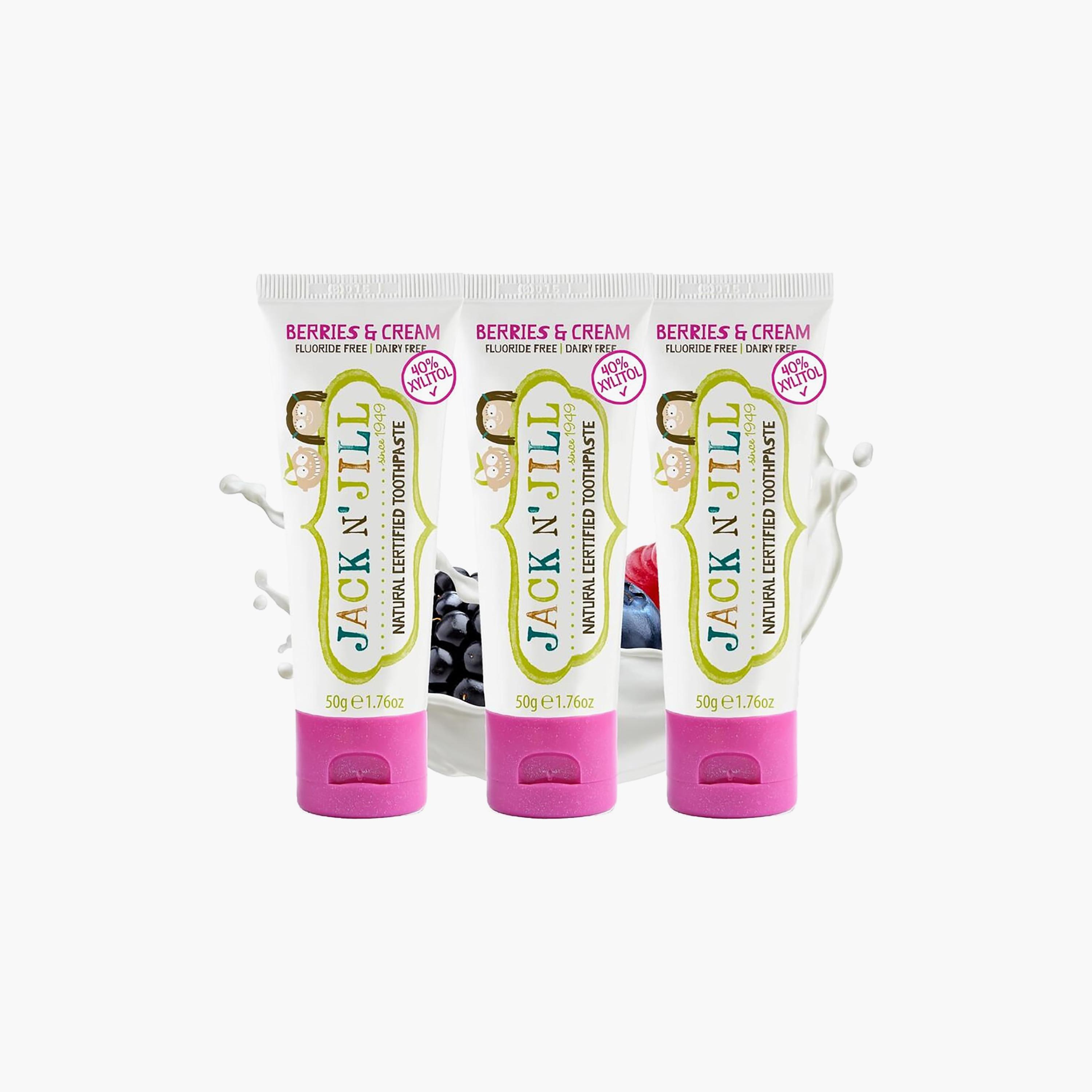 Jack and Jill Natural Toothpaste - Berries & Cream - 50 gm-baby-bathandcare-oralcare-teethanddentalcare-image-5