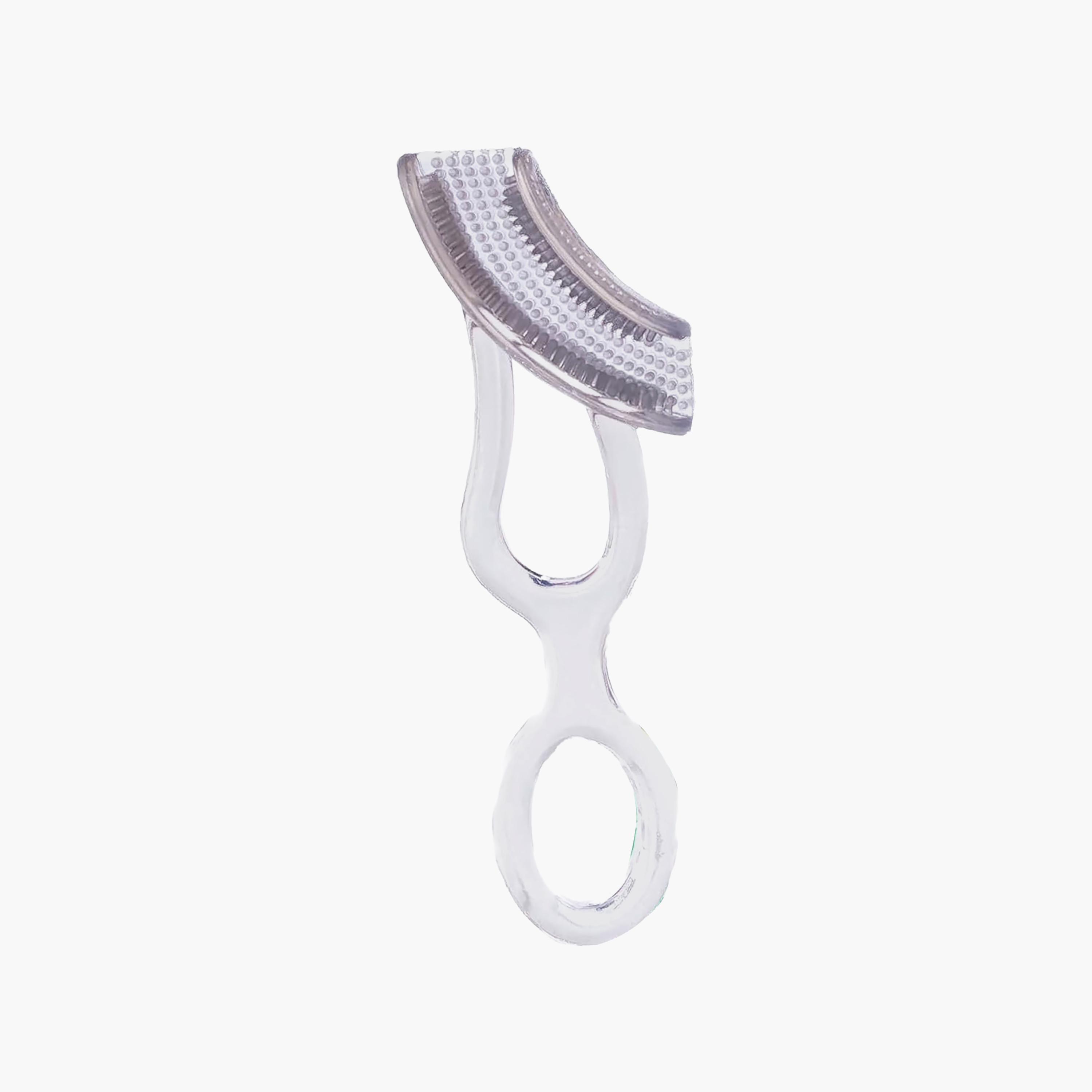 فرشاة سيليكون لتنظيف الأسنان واللثة من جاك أند جيل-baby-bathandcare-oralcare-teethanddentalcare-image-1