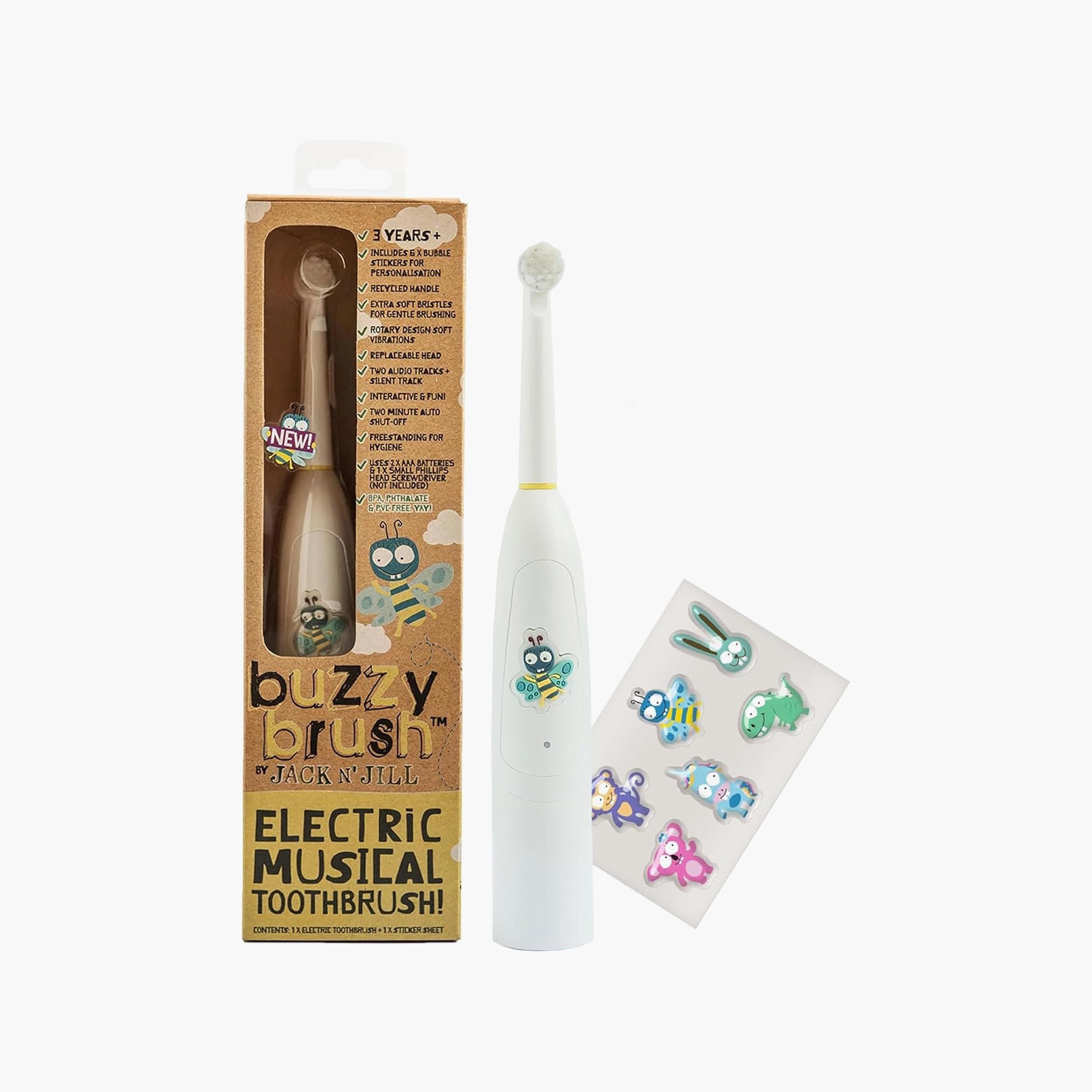 فرشاة أسنان كهربائية ناطقة وبصوت موسيقي بازي براش من جاك أند جيل-baby-bathandcare-oralcare-teethanddentalcare-image-8