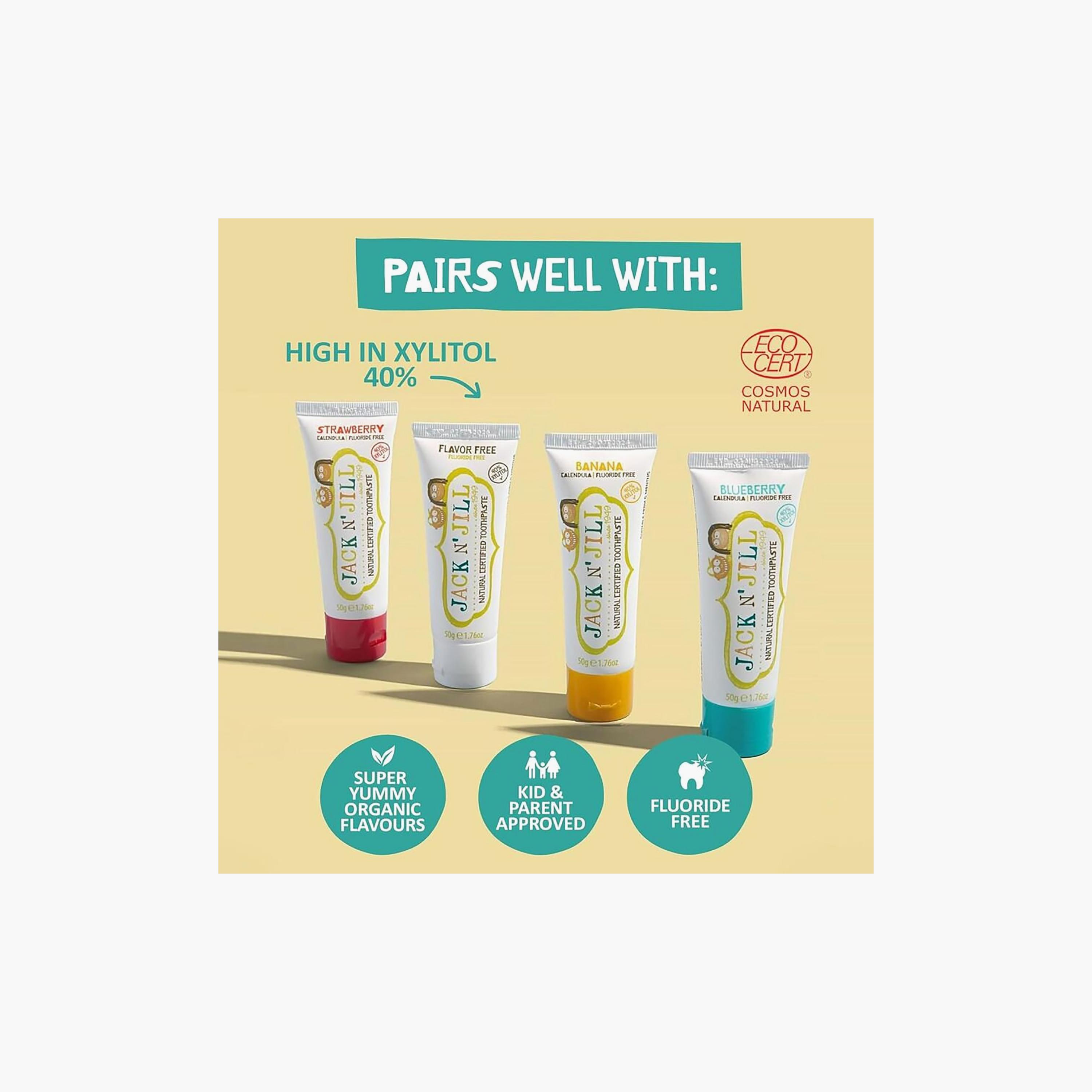 فرشاة أسنان سونيك تيكل توث مع رأس استبدال من جاك أند جيل-baby-bathandcare-oralcare-teethanddentalcare-image-2