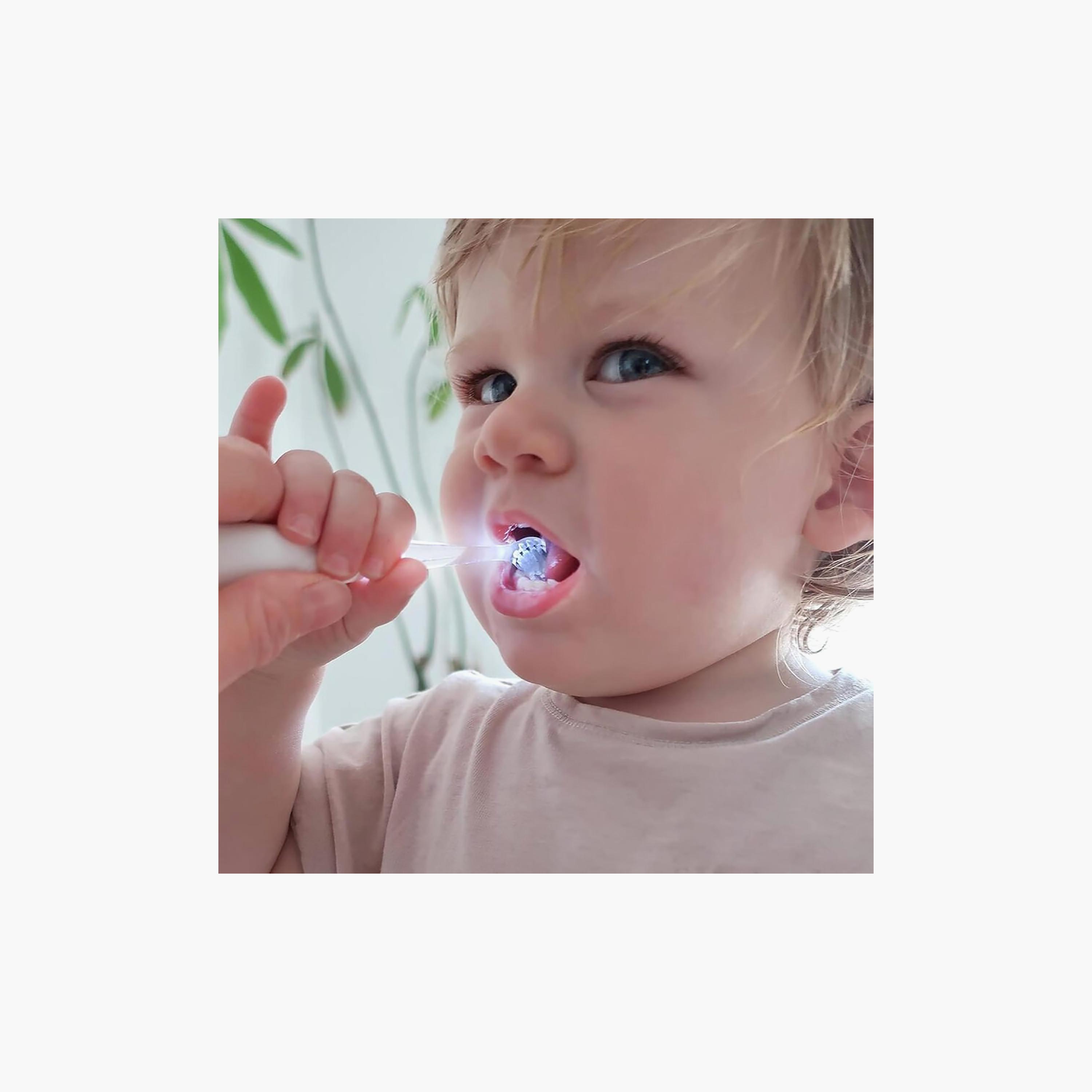 فرشاة أسنان سونيك تيكل توث مع رأس استبدال من جاك أند جيل-baby-bathandcare-oralcare-teethanddentalcare-image-4