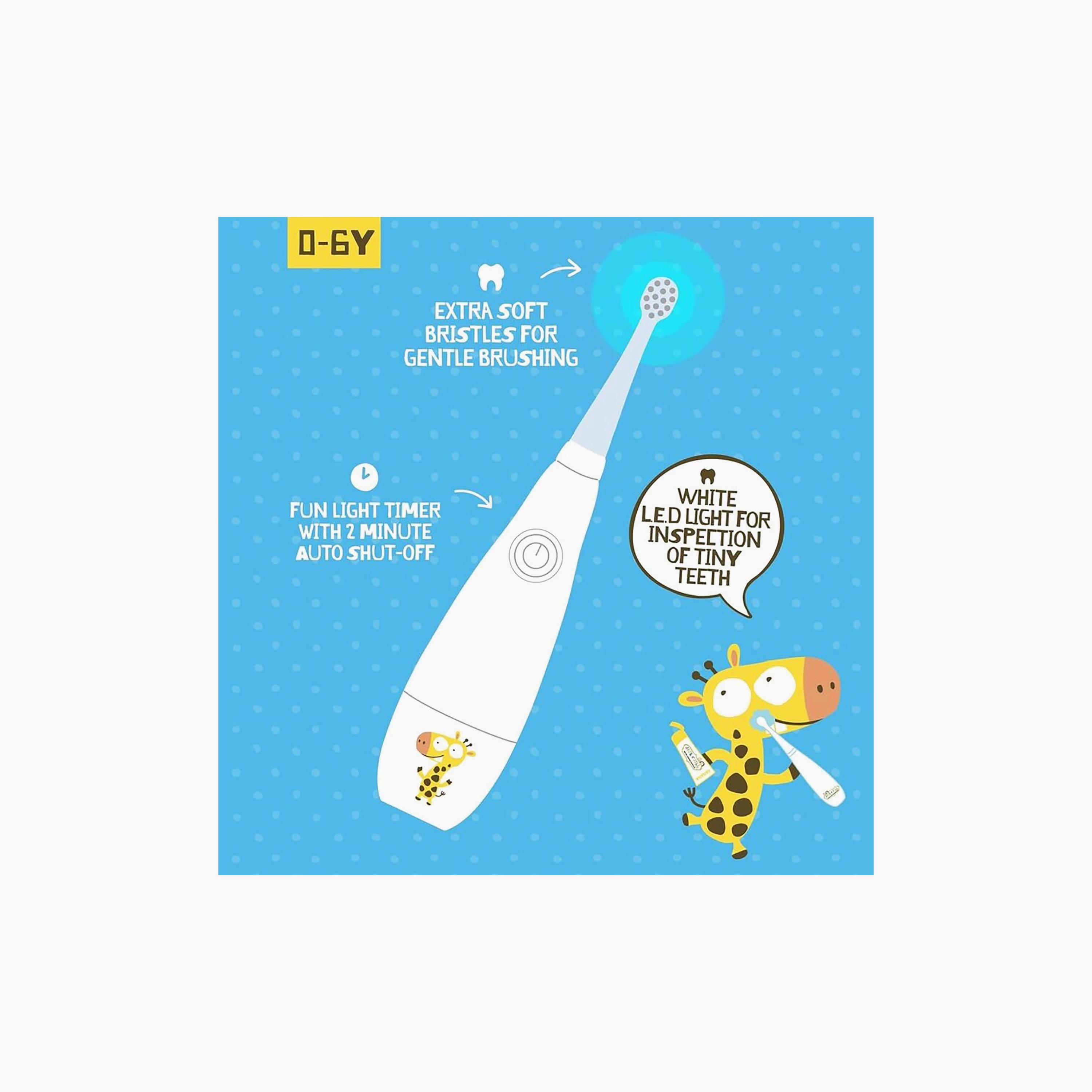 فرشاة أسنان سونيك تيكل توث مع رأس استبدال من جاك أند جيل-baby-bathandcare-oralcare-teethanddentalcare-image-5