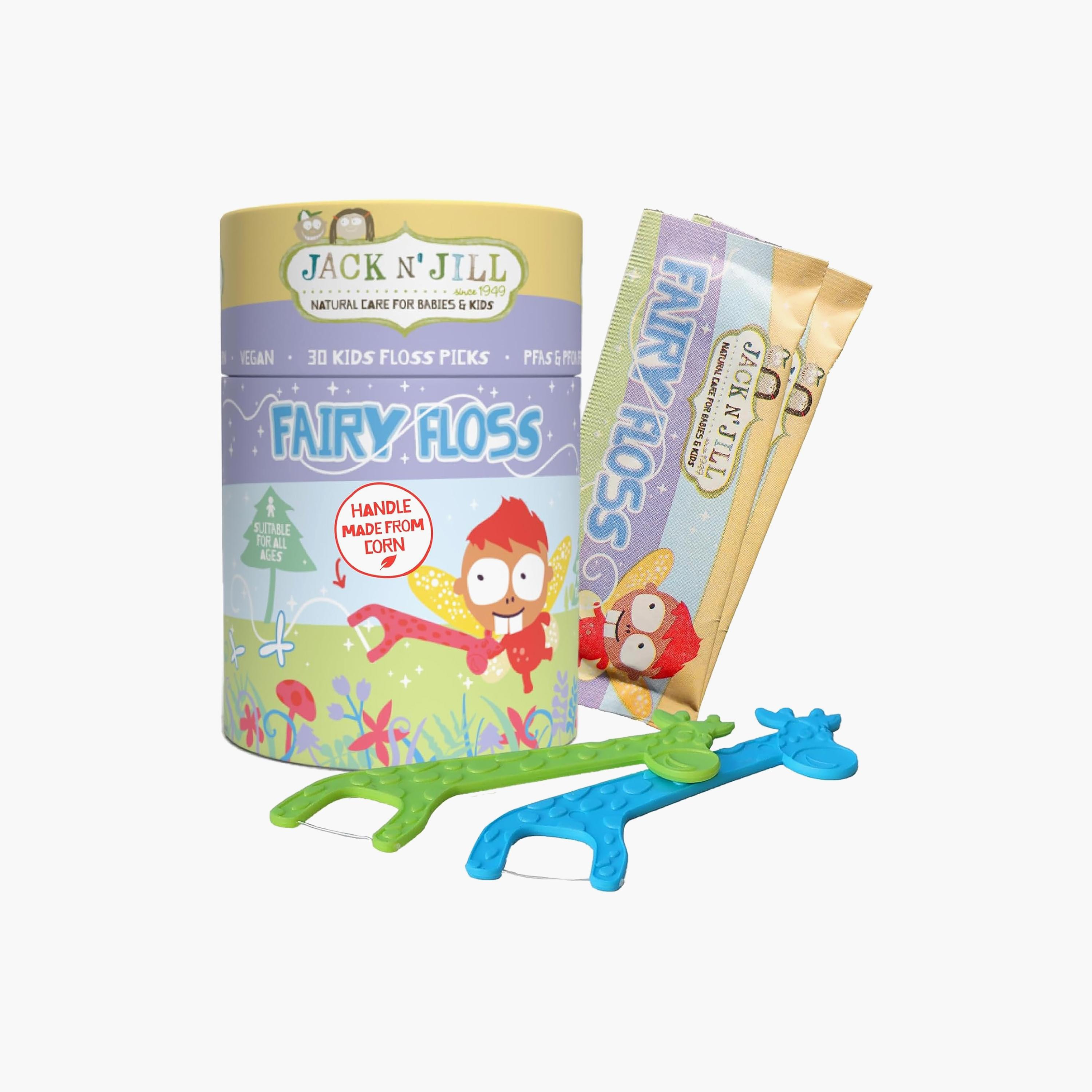 Jack and Jill 30-Piece Fairy Floss Picks-baby-bathandcare-oralcare-teethanddentalcare-image-1