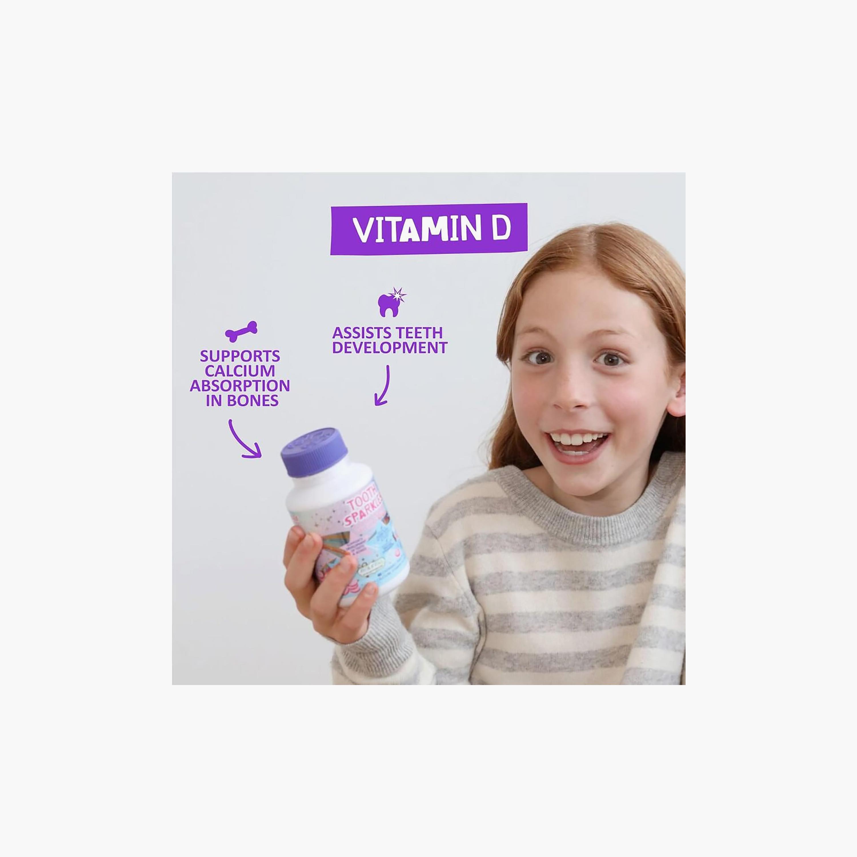 أقراص الكالسيوم القابلة للمضغ لتنظيف الأسنان توث سباركلز 60 قطعة من جاك أند جيل-baby-bathandcare-oralcare-teethanddentalcare-image-4