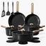 Carote Stockholm 16-Piece Ceramic Non-Stick Cookware Set-household-kitchen-cookware-cookwareandsets-image-1