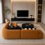 كنبة ركنية مخمل بـ5 مقاعد - سابرينا-furniture-sofaandseating-cornersofas-image-1