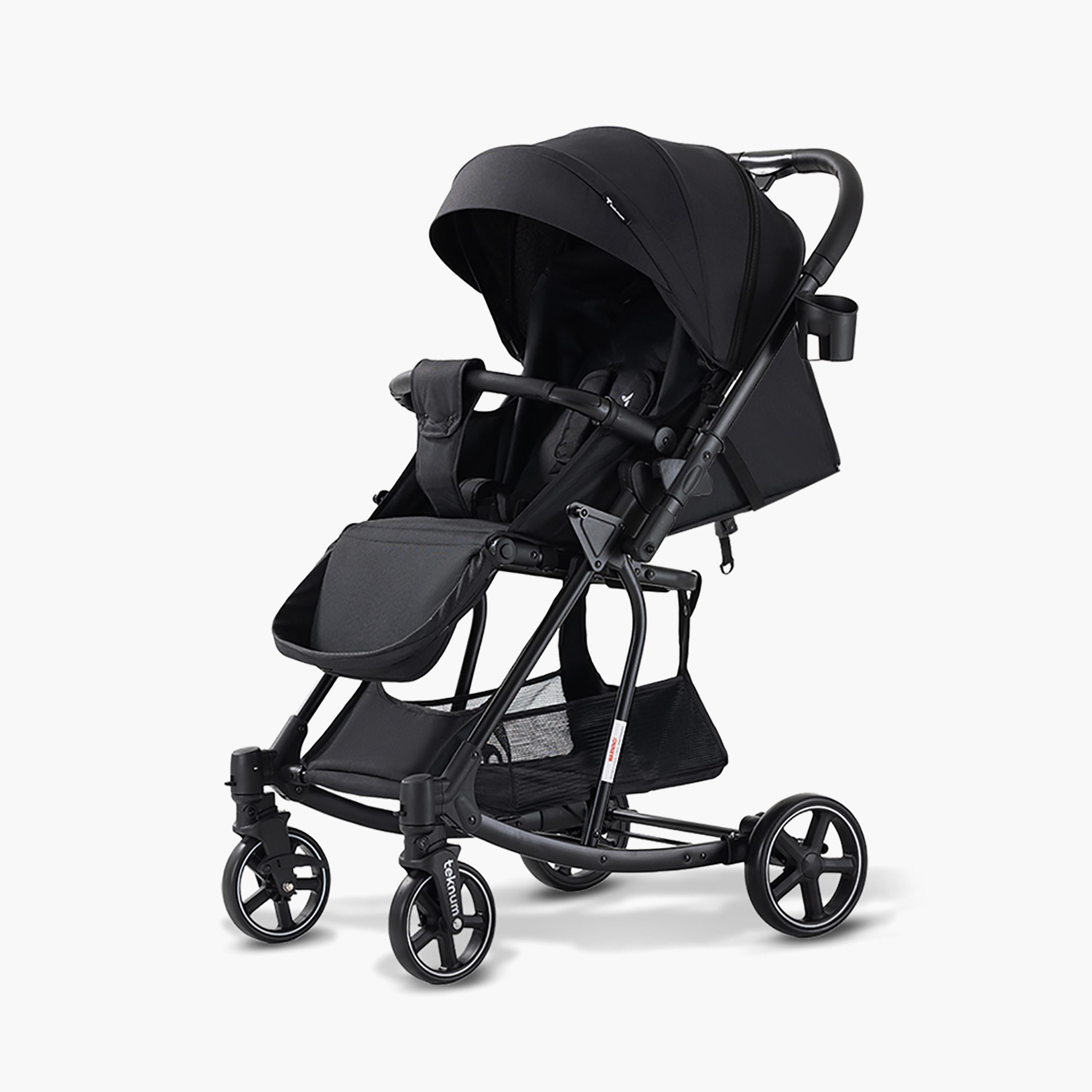 Teknum 2-In-1 One Hand Fold Glide Reversible Rocker Stroller with Canopy-baby-gear-strollersandprams-strollers-image-1