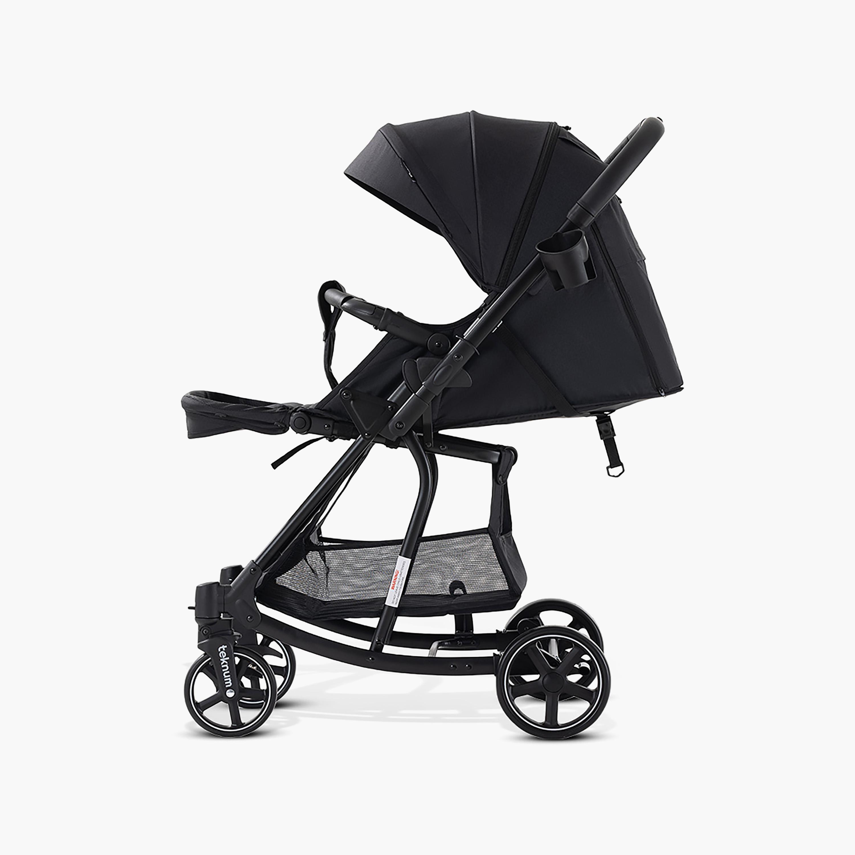 Teknum 2-In-1 One Hand Fold Glide Reversible Rocker Stroller with Canopy-baby-gear-strollersandprams-strollers-image-14