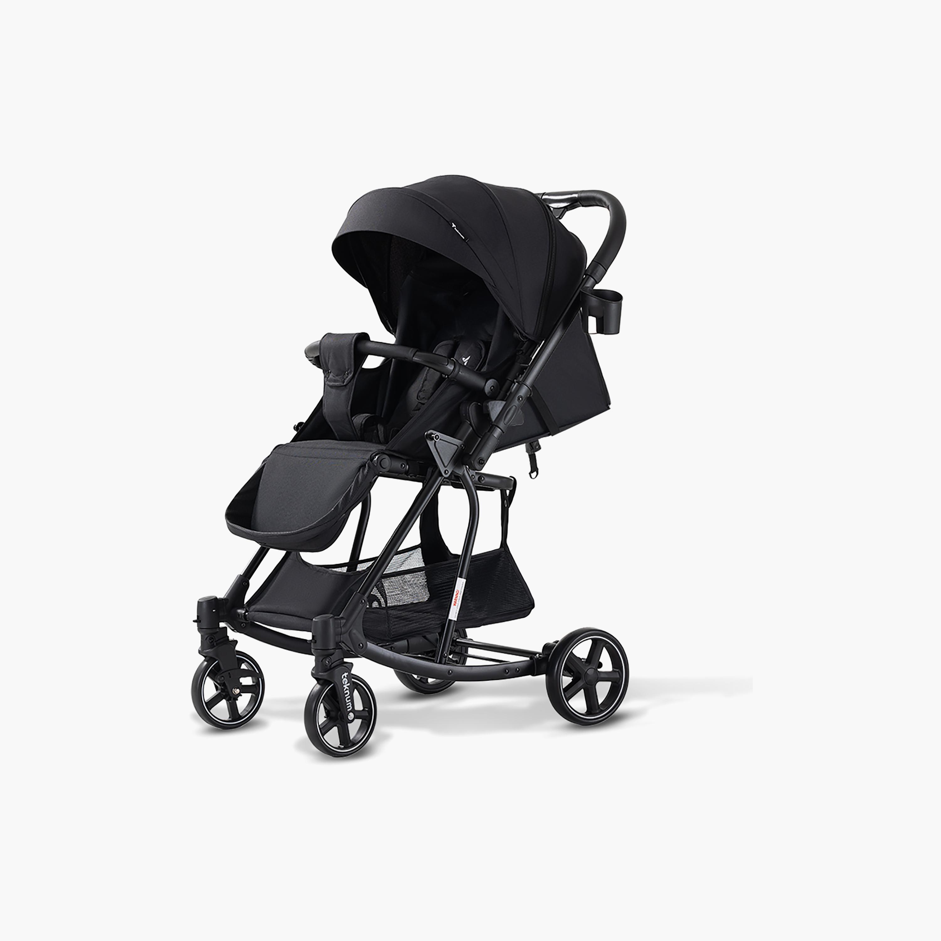 Teknum 2-In-1 One Hand Fold Glide Reversible Rocker Stroller with Canopy-baby-gear-strollersandprams-strollers-image-16