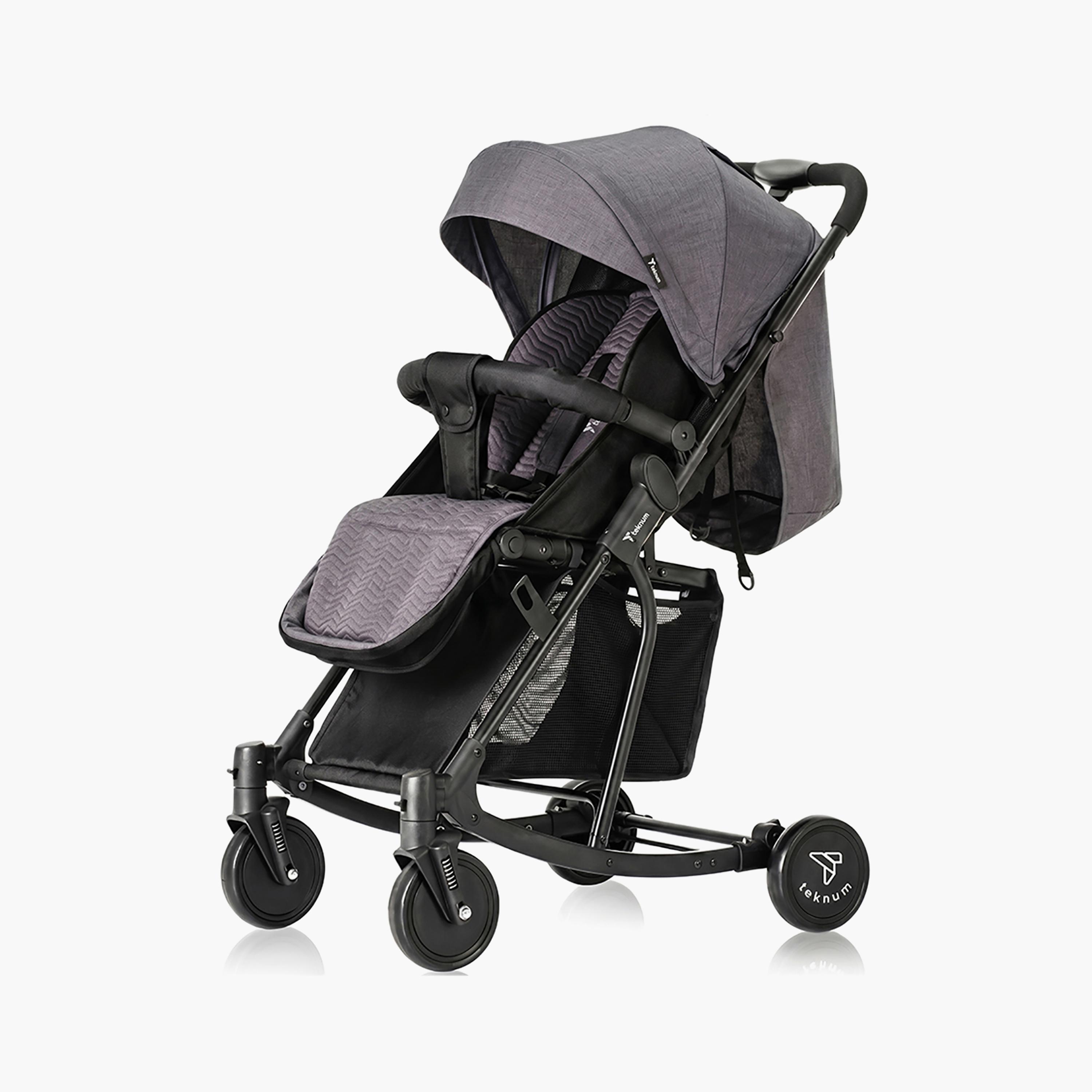 عربة أطفال 2 في 1 قابلة للطي بيد واحدة مع مظلة من تيكنوم-baby-gear-strollersandprams-strollers-image-1