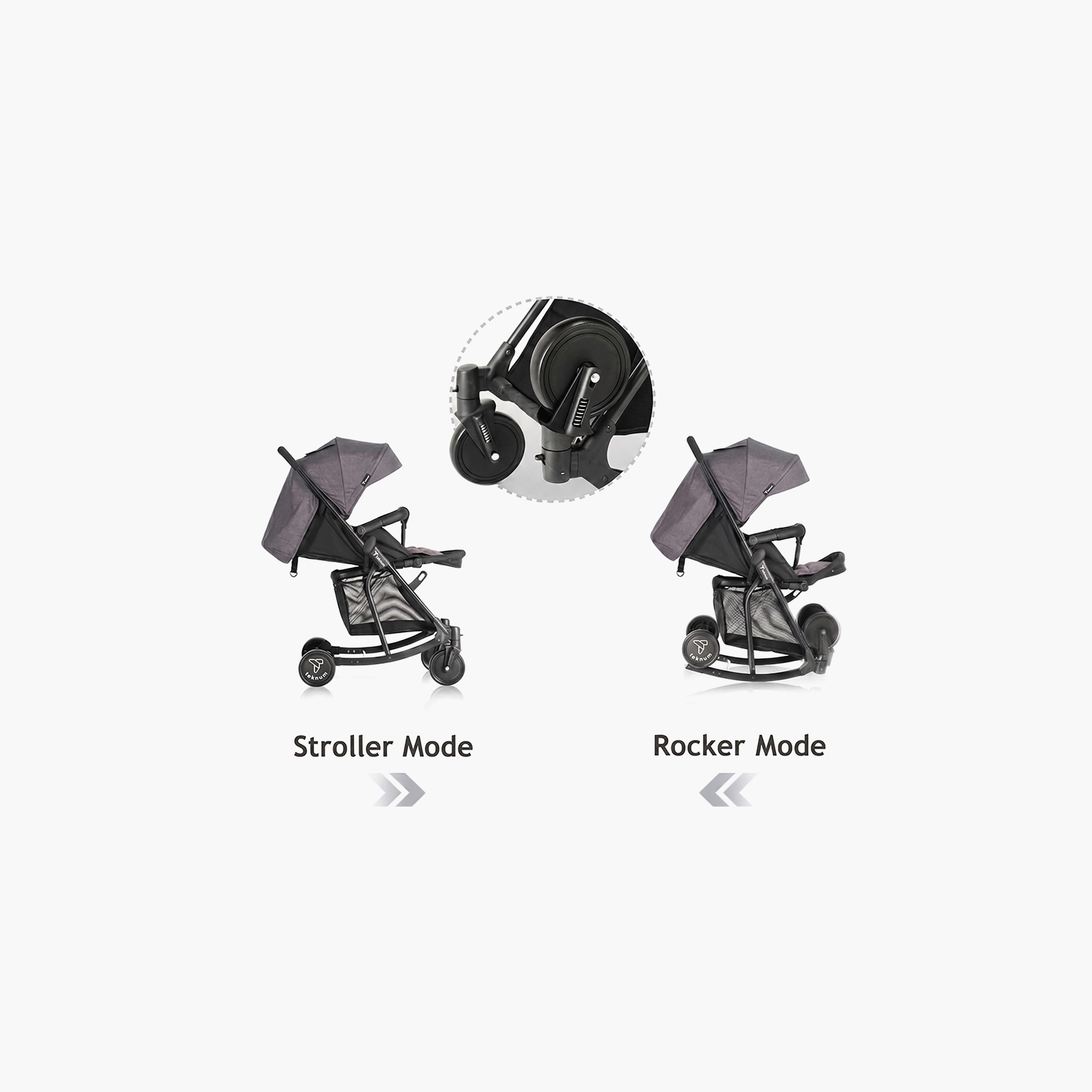 عربة أطفال 2 في 1 قابلة للطي بيد واحدة مع مظلة من تيكنوم-baby-gear-strollersandprams-strollers-image-13