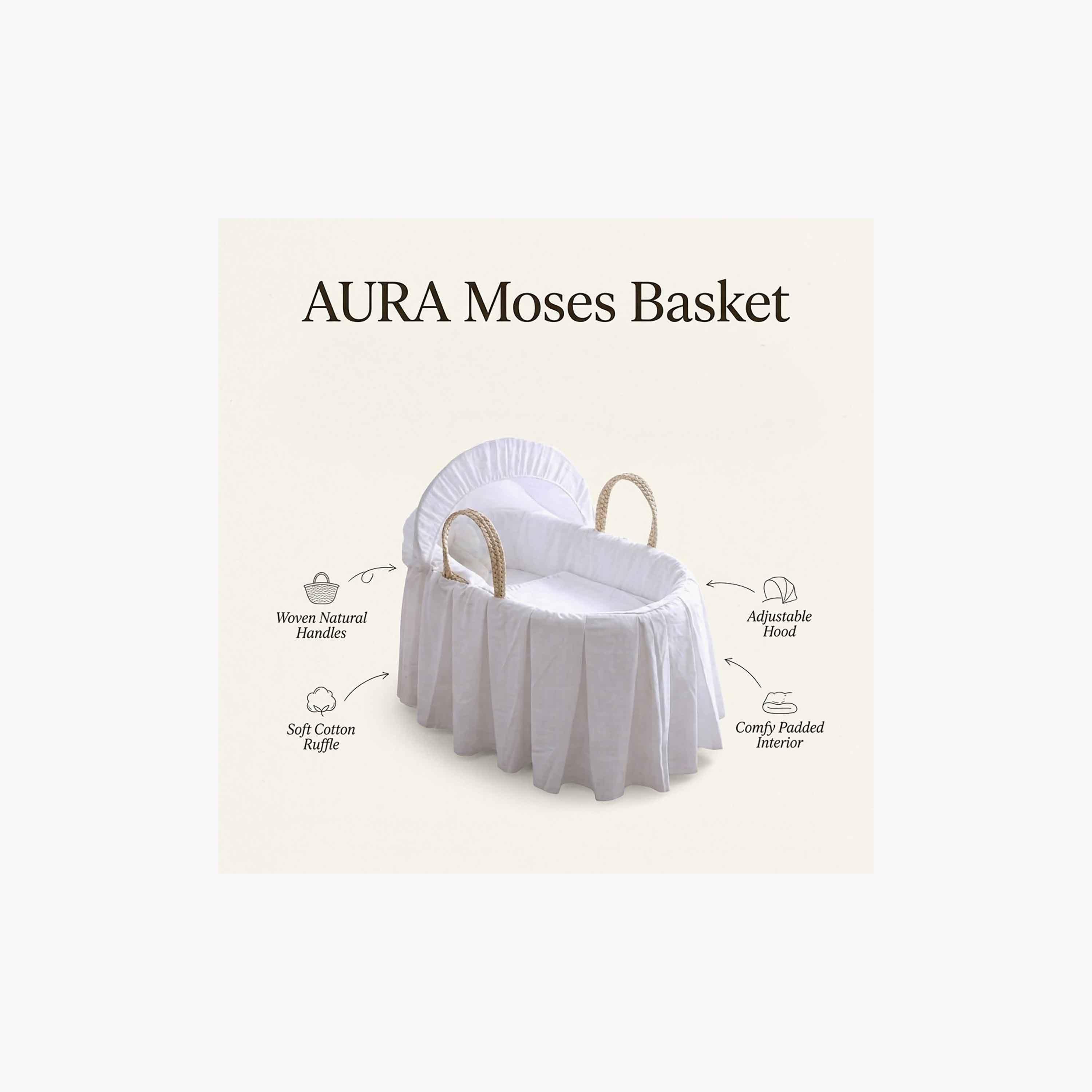 سلة موسى أورا للأطفال من كيندر فالي-baby-nursery-furniture-mosesbaskets-image-4