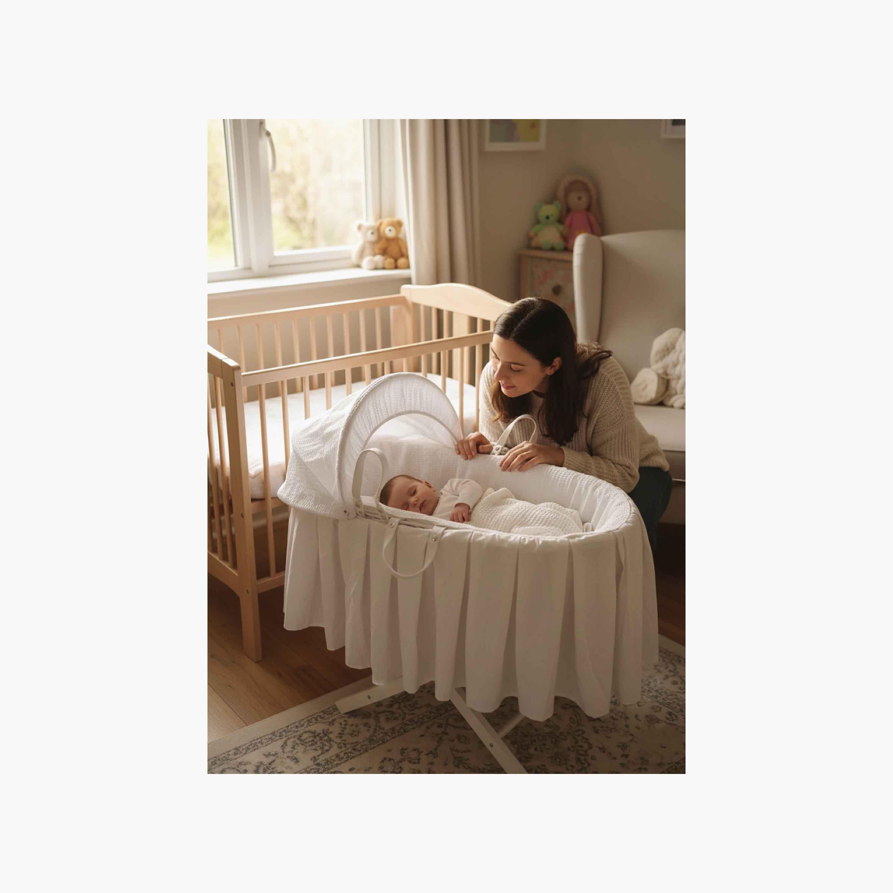 سرير موسى بحامل قابل للطي أورا من كيندر فالي-baby-nursery-furniture-mosesbaskets-image-6
