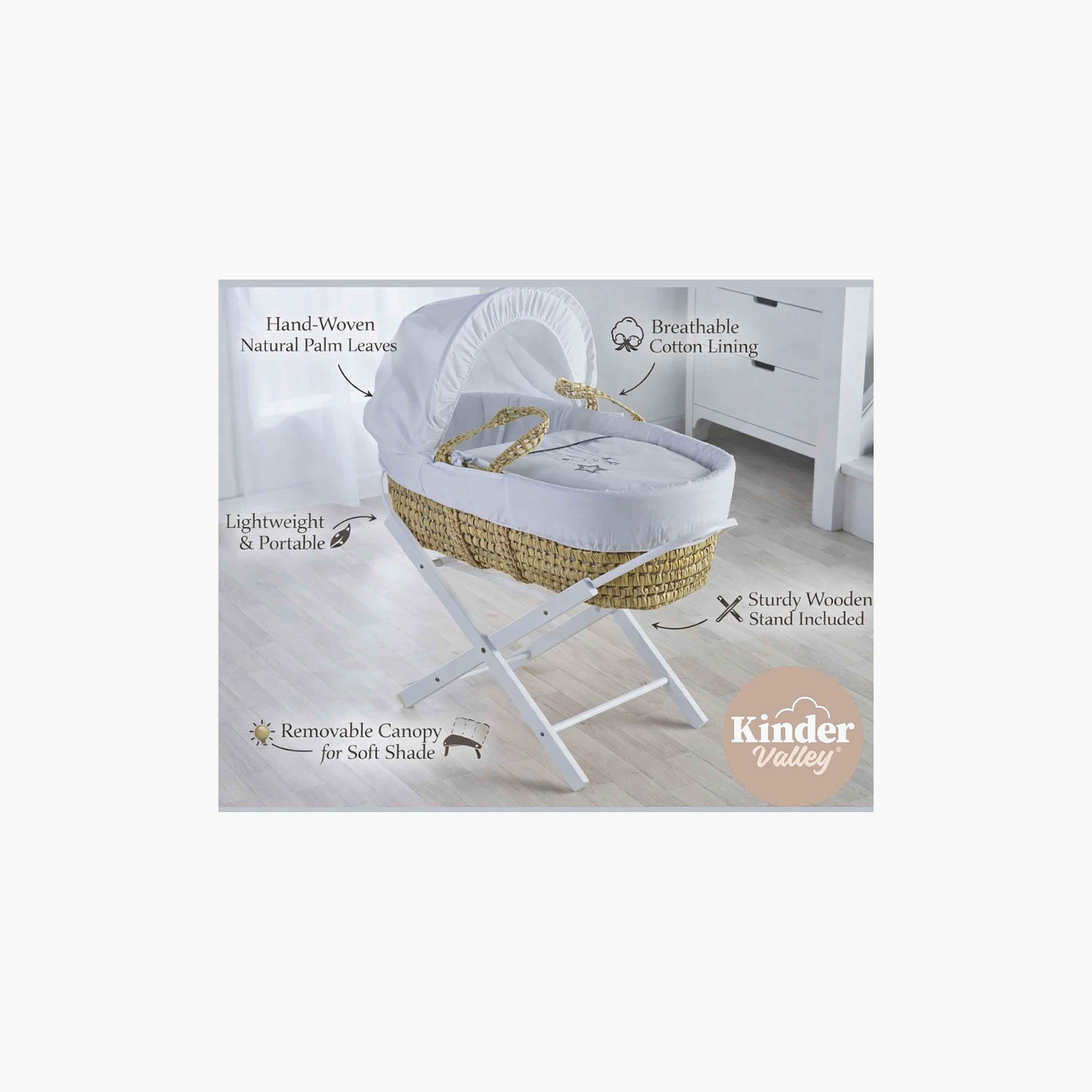 سرير كليل موسى بريميوم ليتل ويش من كيندر فالي-baby-nursery-furniture-mosesbaskets-image-3