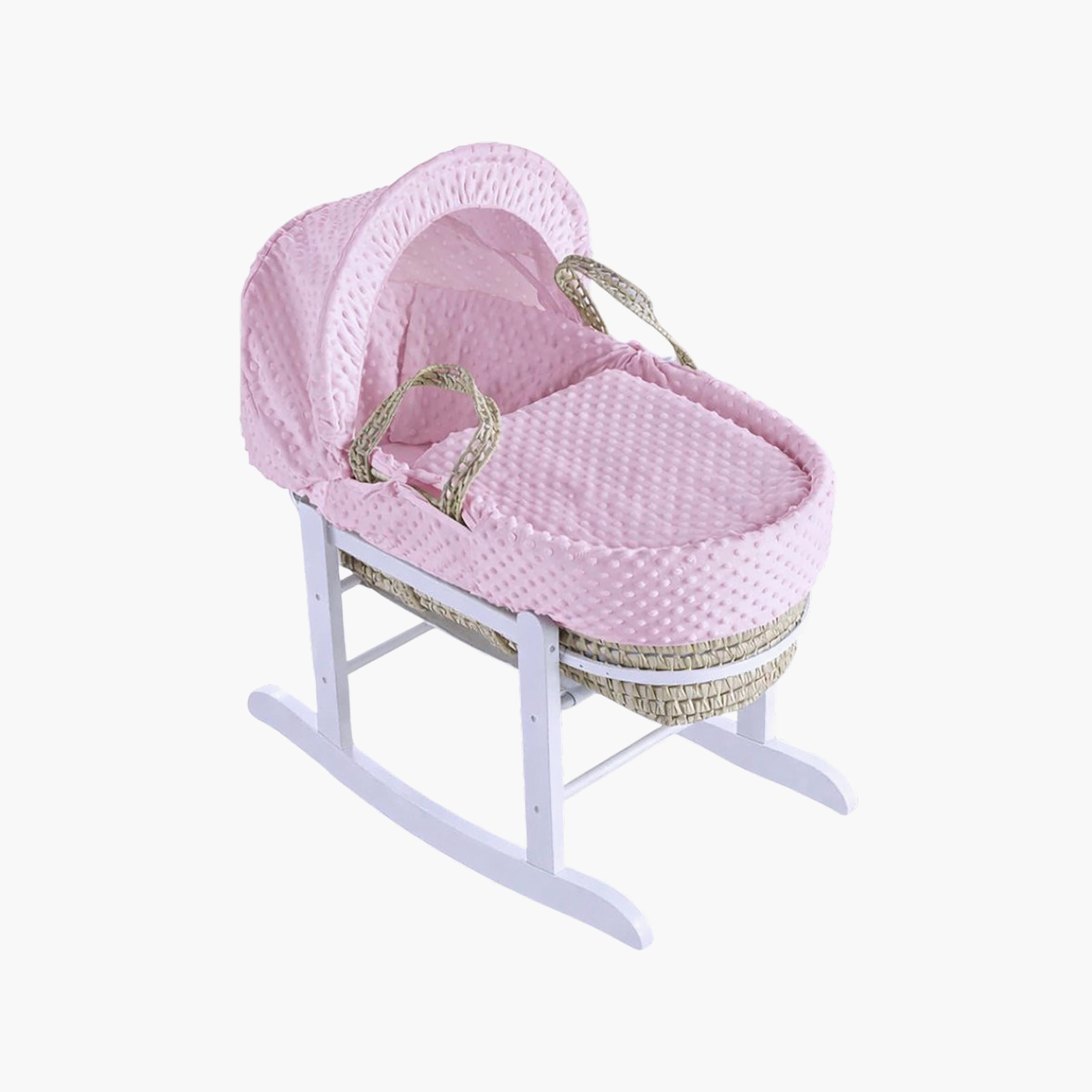 مهد بيبي فقاعي مع حامل هزاز من كيندر فالي-baby-nursery-furniture-mosesbaskets-image-1