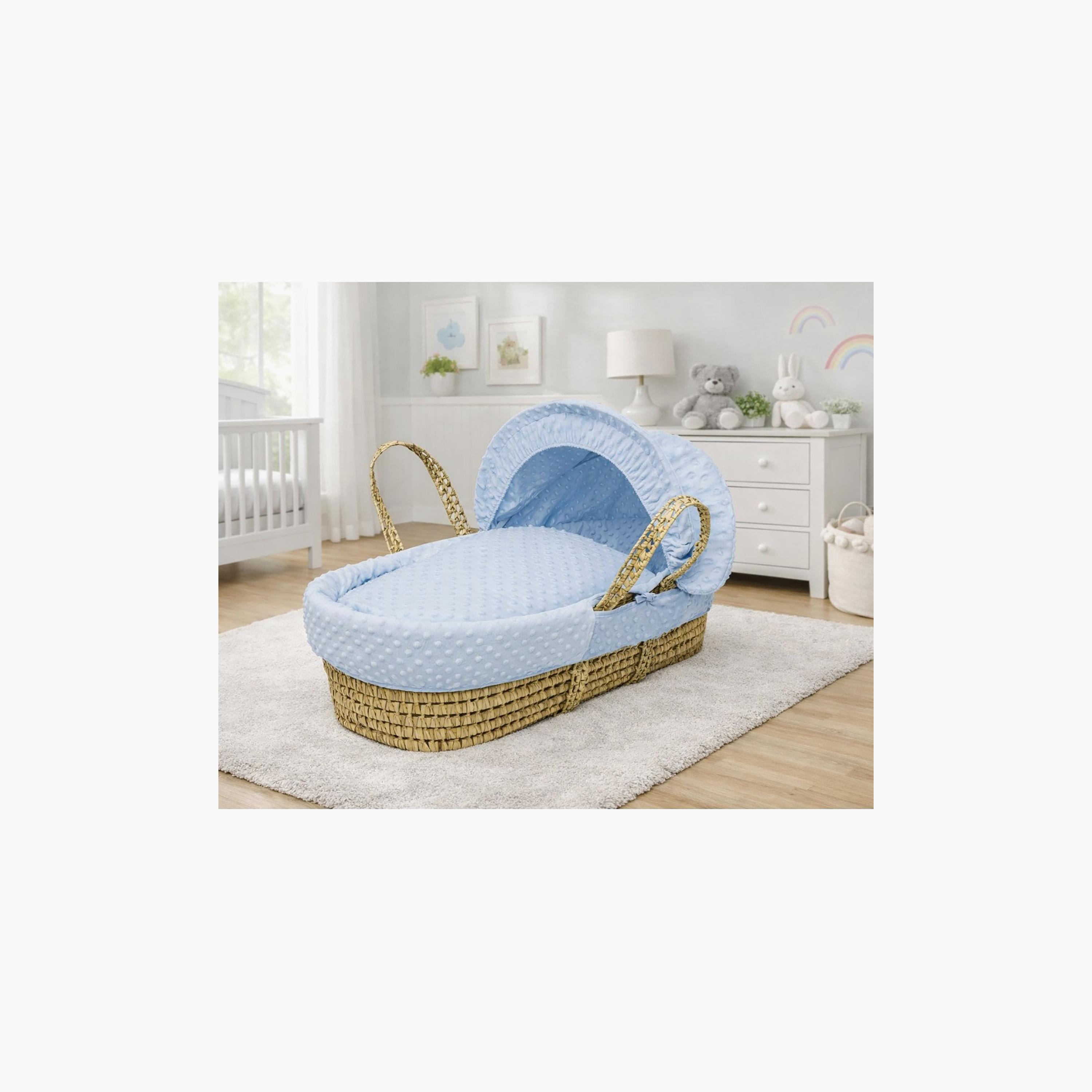 سلة موسى بريميوم بابل مع حامل هزاز من كيندر فالي-baby-nursery-furniture-mosesbaskets-image-5
