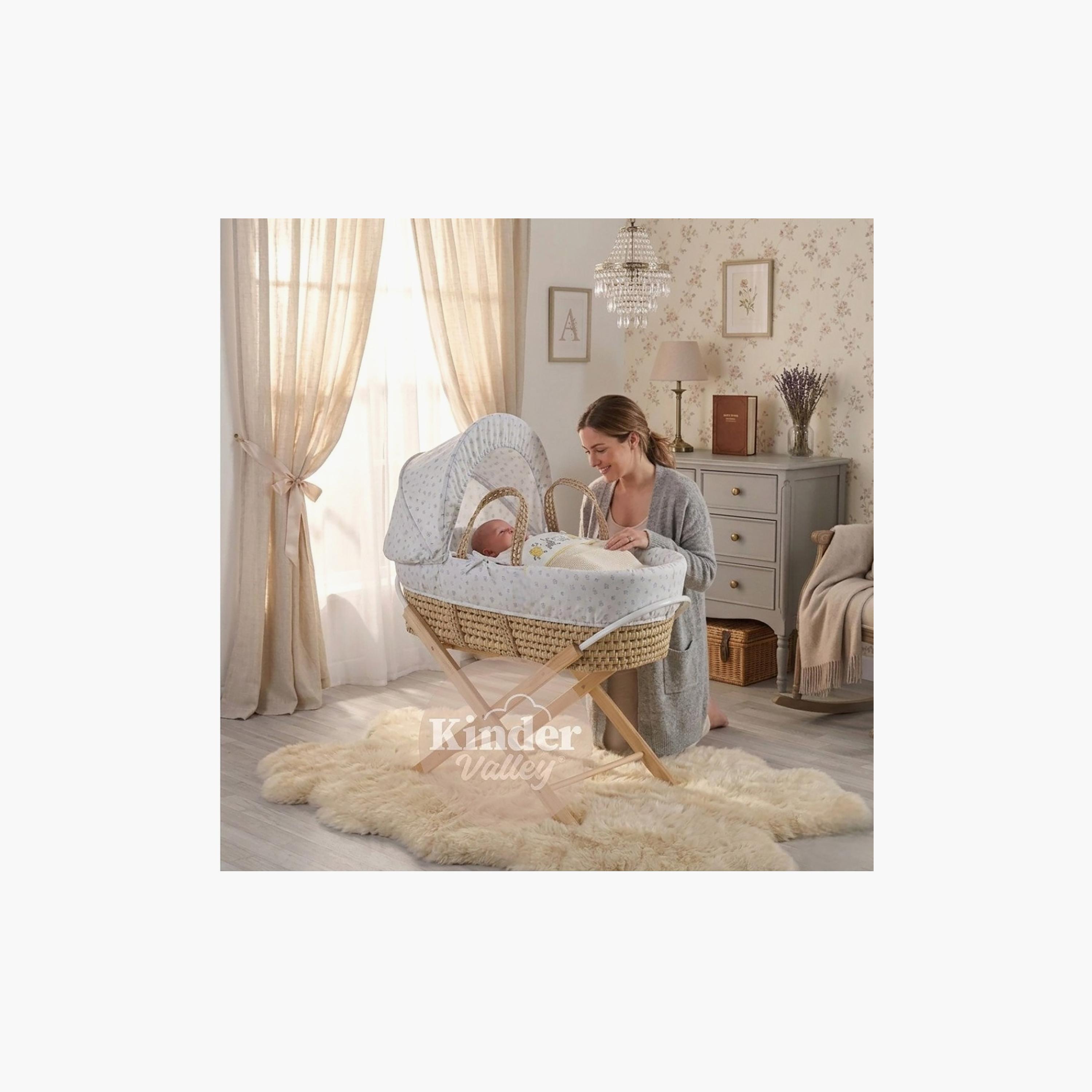 سلة موسى فاخرة بتصميم أحلام البرية من كيندر فالي-baby-nursery-furniture-mosesbaskets-image-3