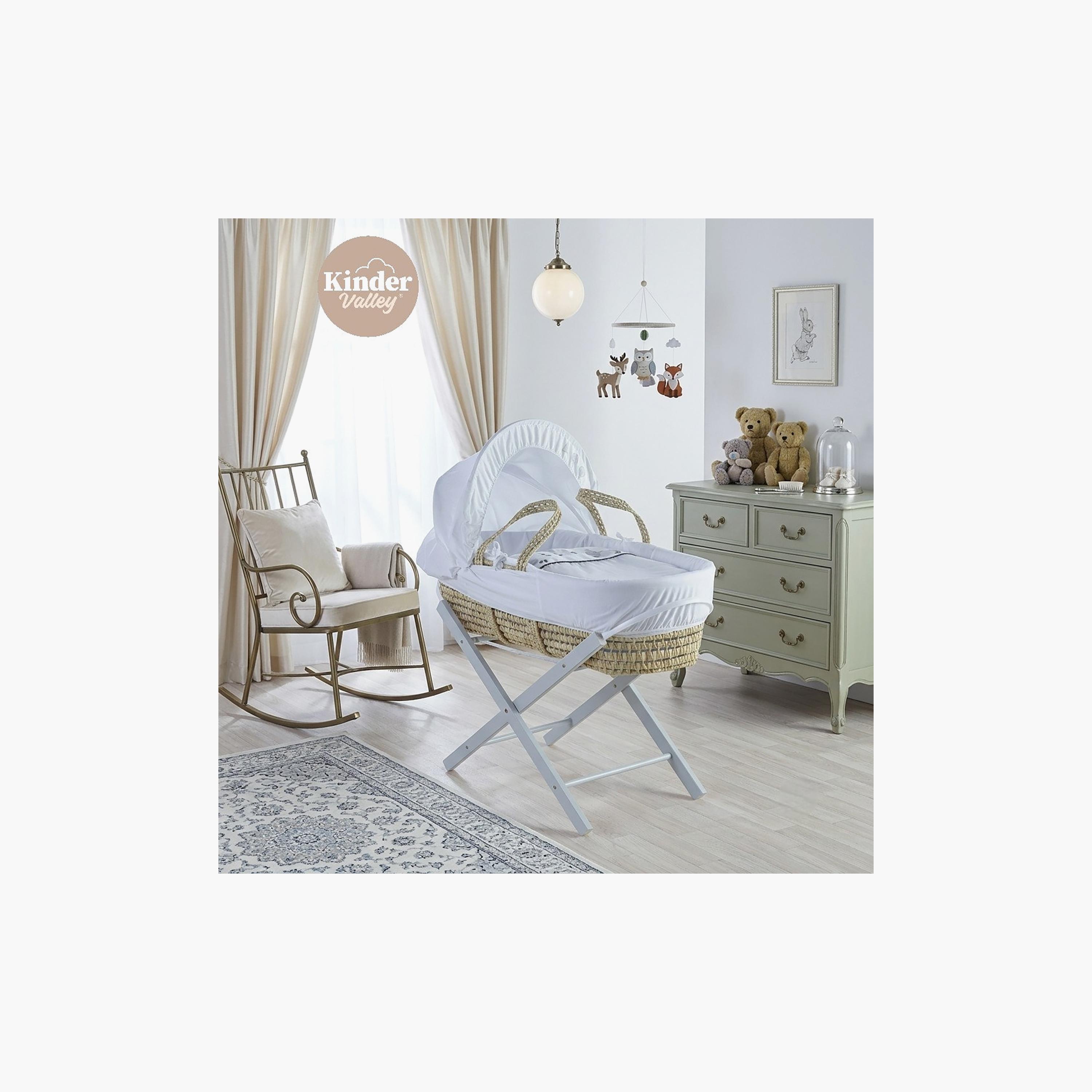 سلة موسى بخامة النخيل بتصميم عد الأغنام مع حامل أوبال القابل للطي من كيندر فالي-baby-nursery-furniture-mosesbaskets-image-6