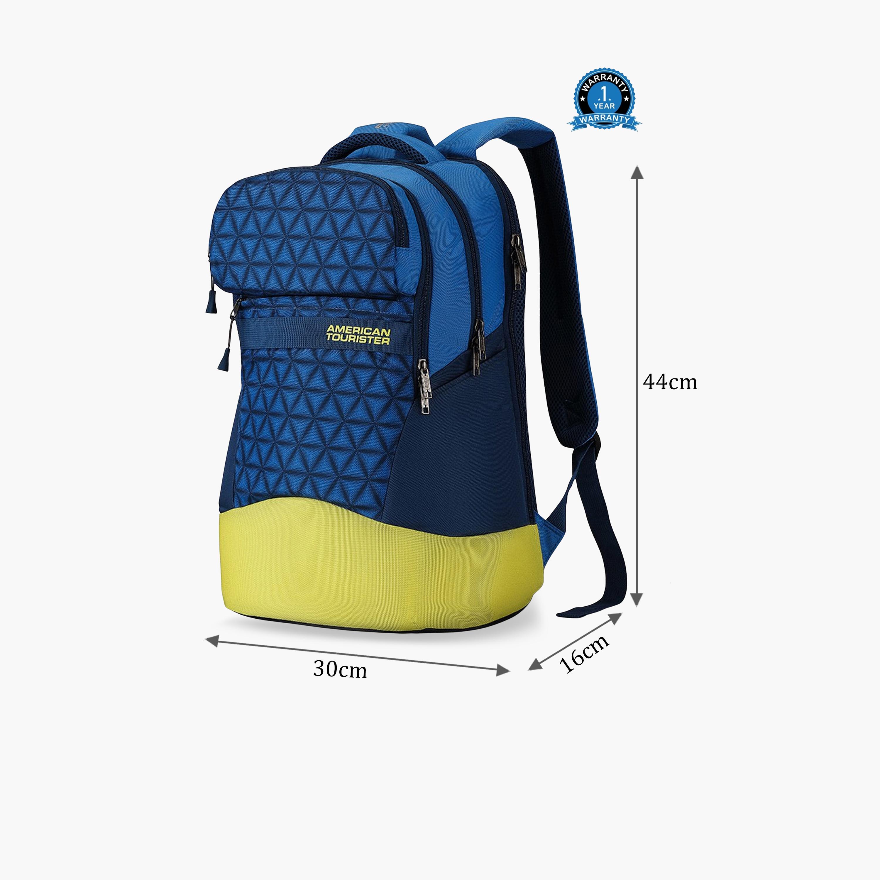 American Tourister 18 L | 17.3 Inches Backpack, Polyester, Adjustable Straps | FI800001-school-bagsandbackpacks-backpacks-image-2