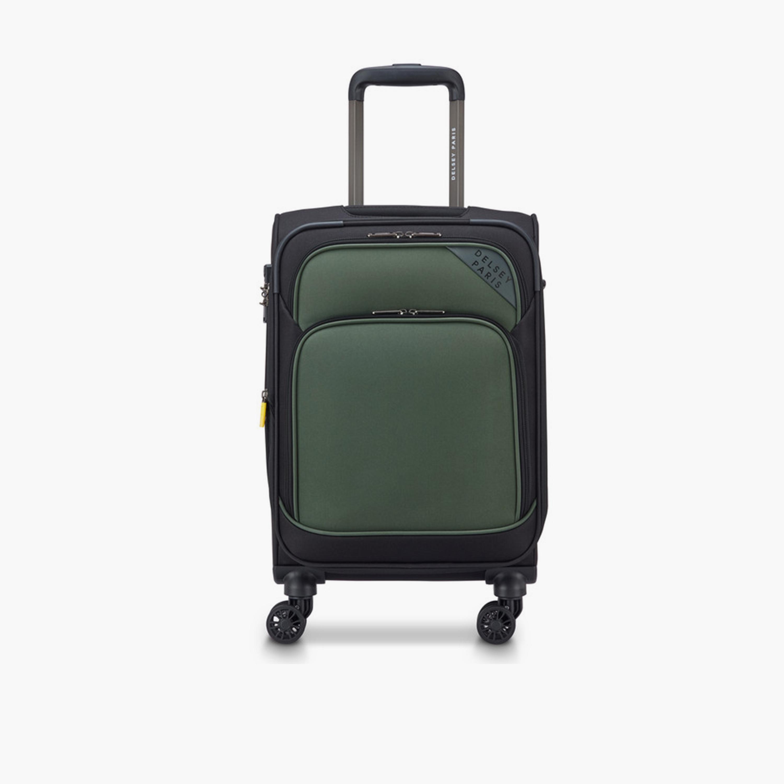 ديلسي باريس - طقم شنط سفر نولين 3 قطع جوانب بوليستر طري أربع عجلات دوارة قفل TSA-travel-luggagesandbags-luggage-image-3
