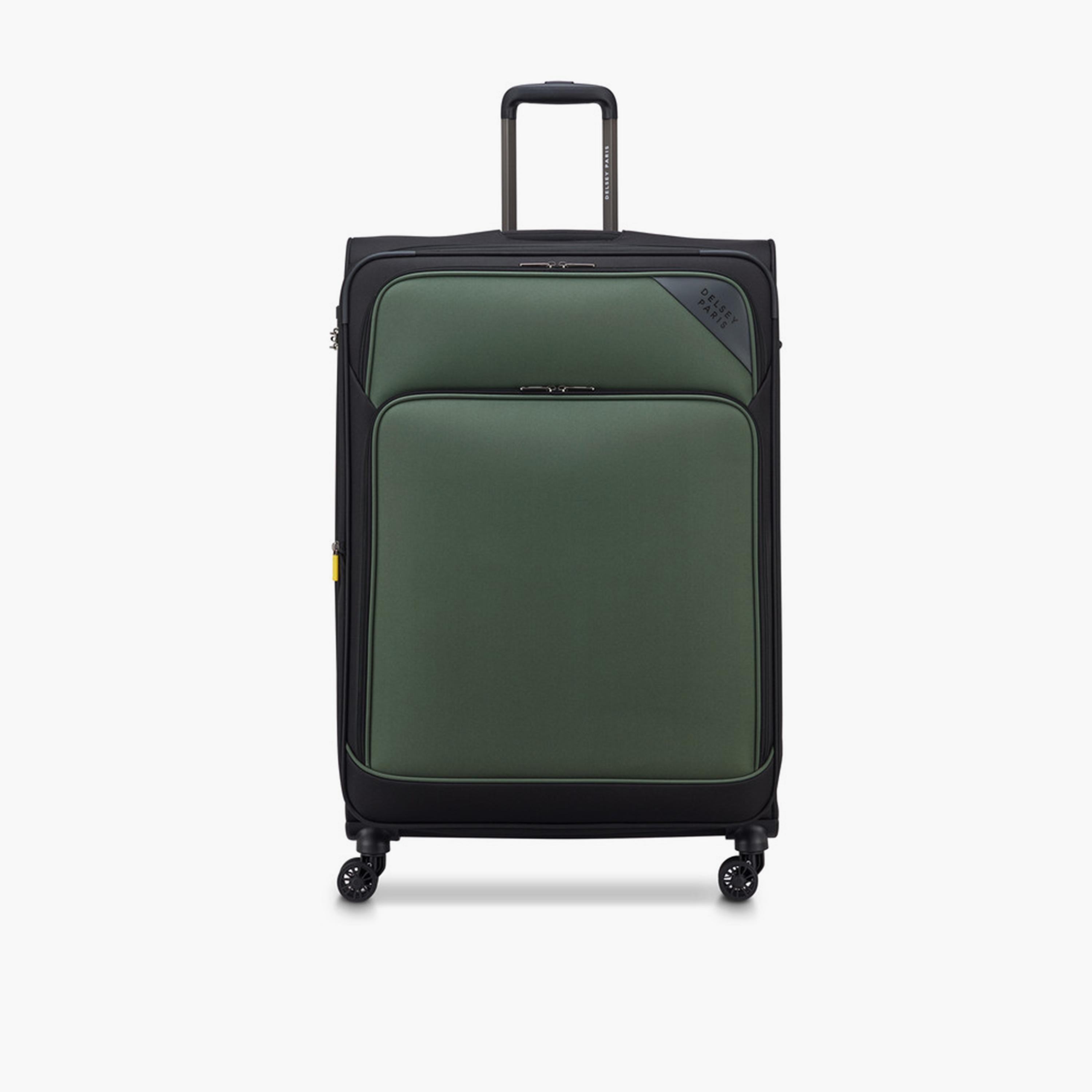 ديلسي باريس - طقم شنط سفر نولين 3 قطع جوانب بوليستر طري أربع عجلات دوارة قفل TSA-travel-luggagesandbags-luggage-image-4