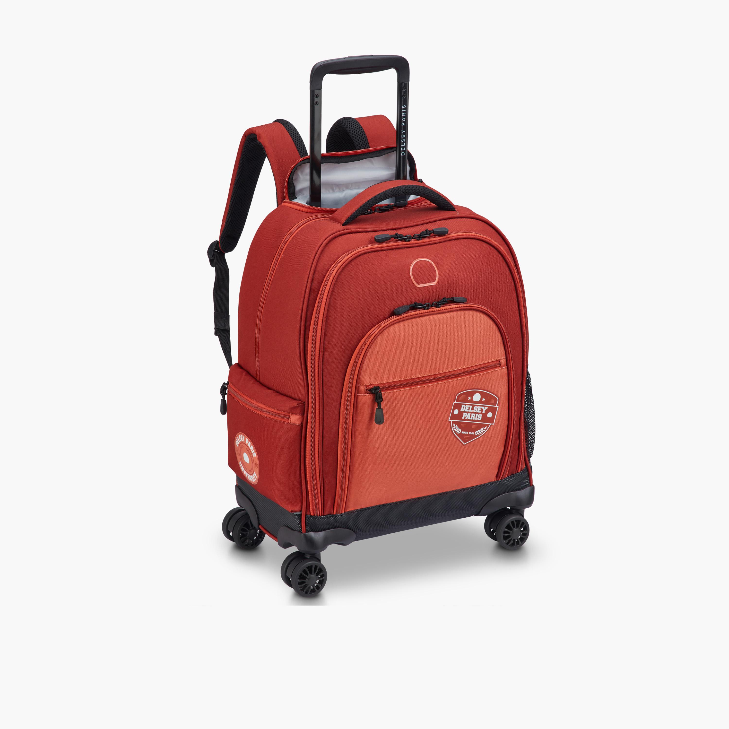 Delsey Paris 30L | 20 Inches ACADEMIE Vertical Trolley Backpack Set, Polyester, Durable Wheels | 349091435-school-bagsandbackpacks-sets-image-3