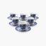 Claytan 12-Piece Earthenware Cup and Saucer Set - 200 ml, Serves 6-household-dining-teaandcoffee-mugsandcups-image-1
