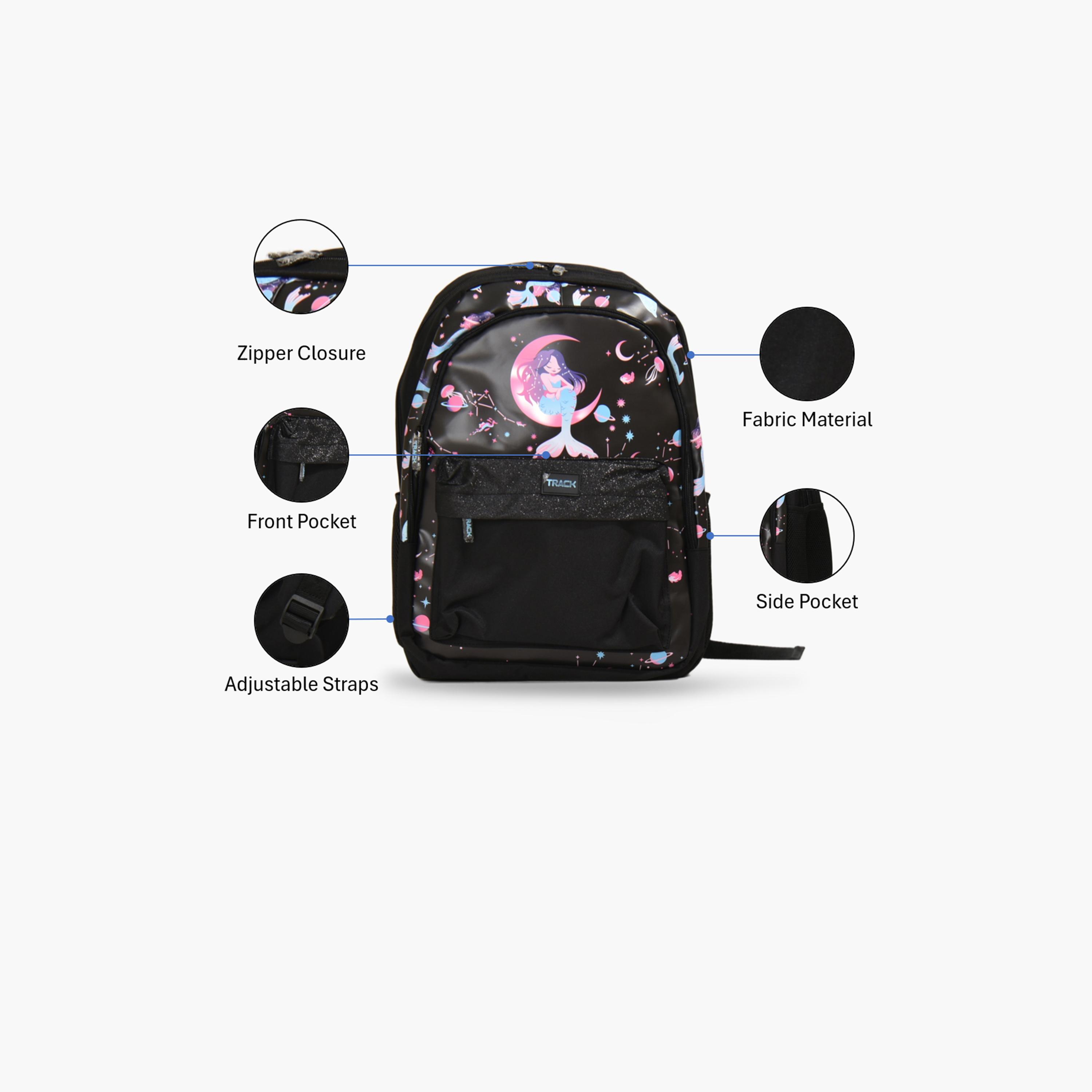 Track 18 Inches Backpack, Fabric, Adjustable Straps | AS027-school-bagsandbackpacks-backpacks-image-3