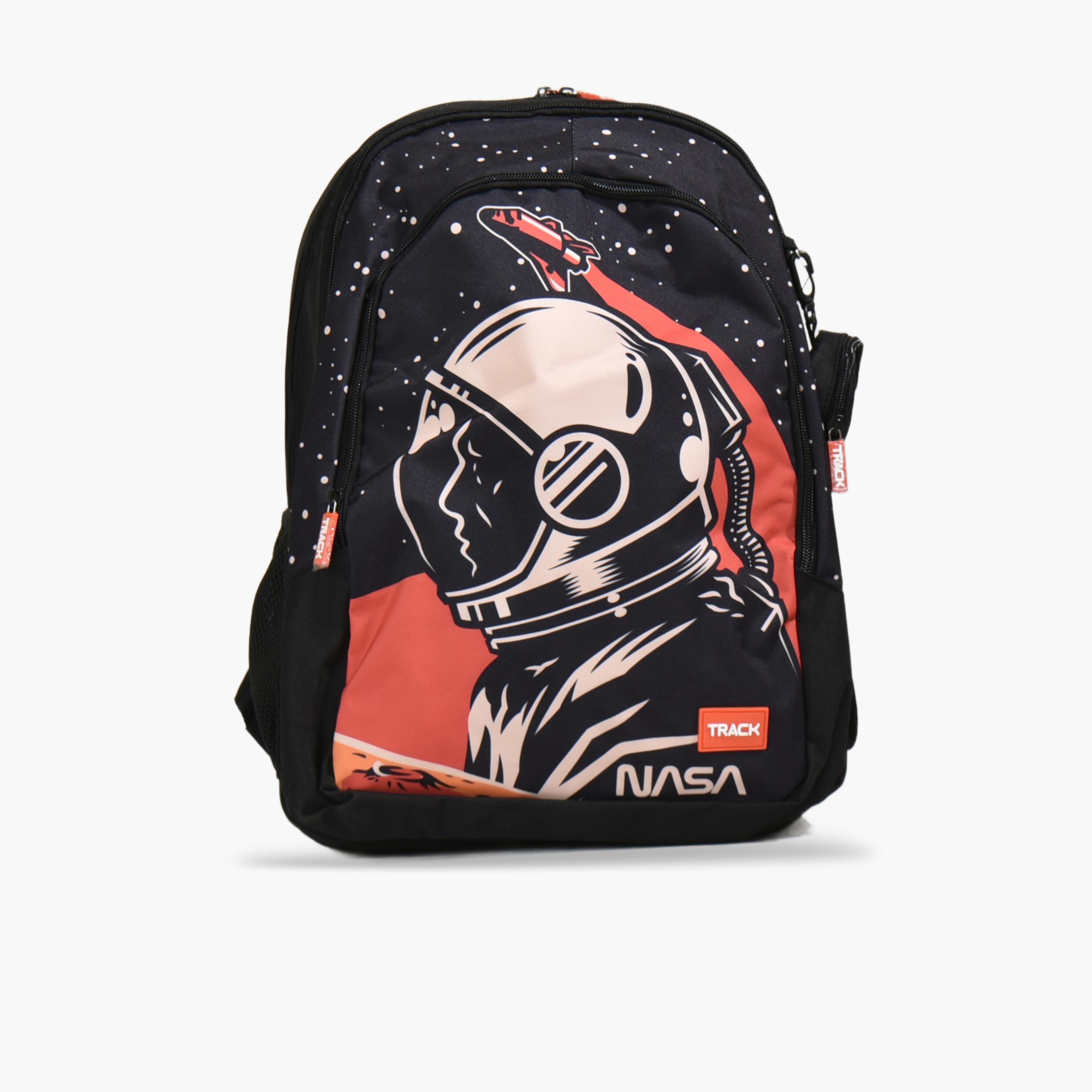 Track 18 Inches Backpack, Fabric, Adjustable Straps | AS028-school-bagsandbackpacks-backpacks-image-1