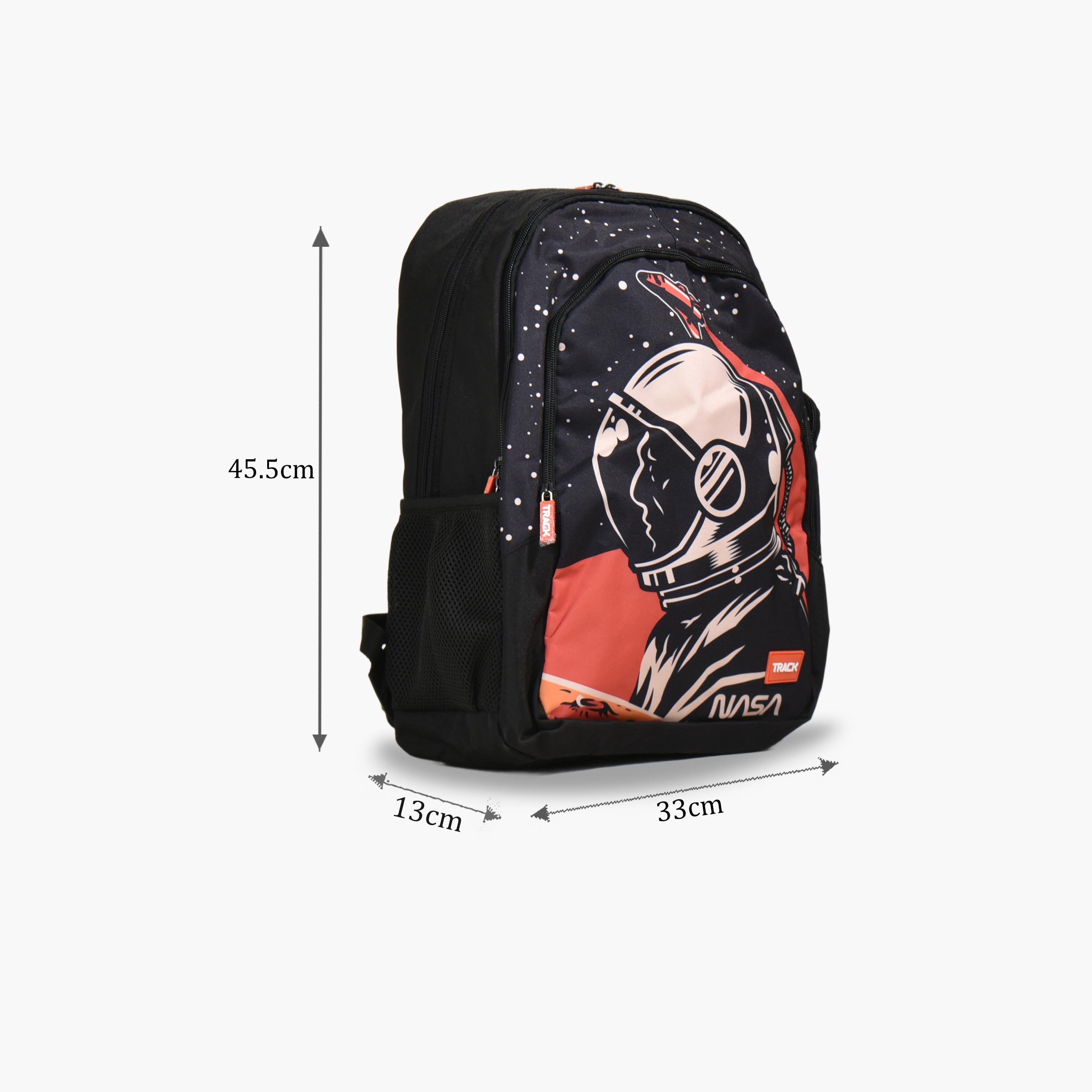 Track 18 Inches Backpack, Fabric, Adjustable Straps | AS028-school-bagsandbackpacks-backpacks-image-2