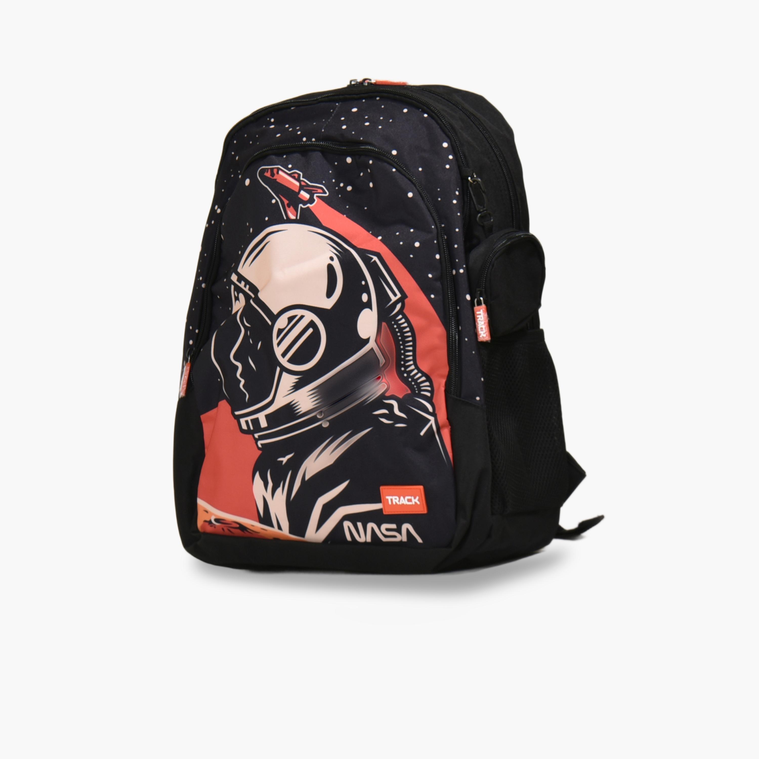 Track 18 Inches Backpack, Fabric, Adjustable Straps | AS028-school-bagsandbackpacks-backpacks-image-4