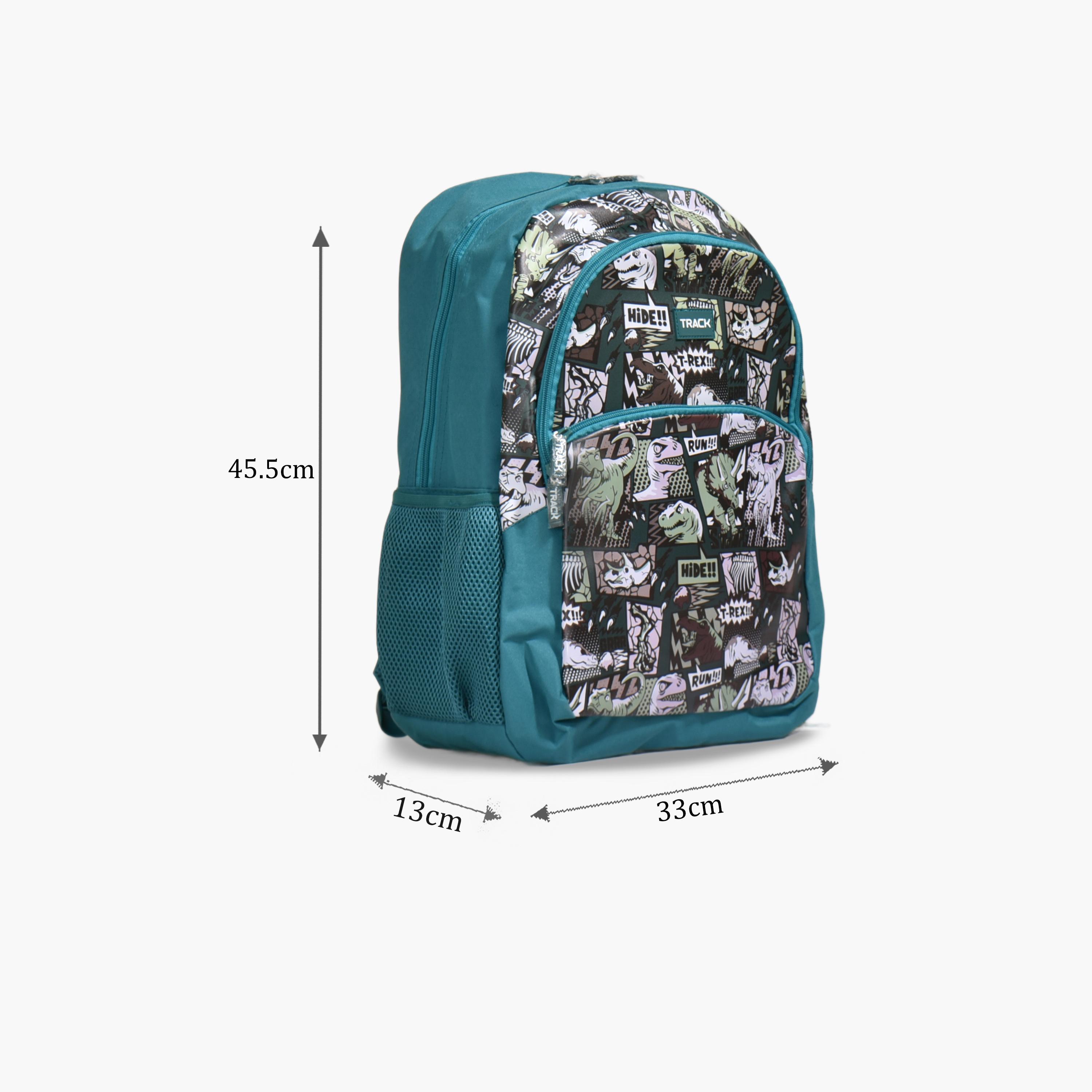 Track 18 Inches Backpack, Fabric, Adjustable Straps | AS023-school-bagsandbackpacks-backpacks-image-2