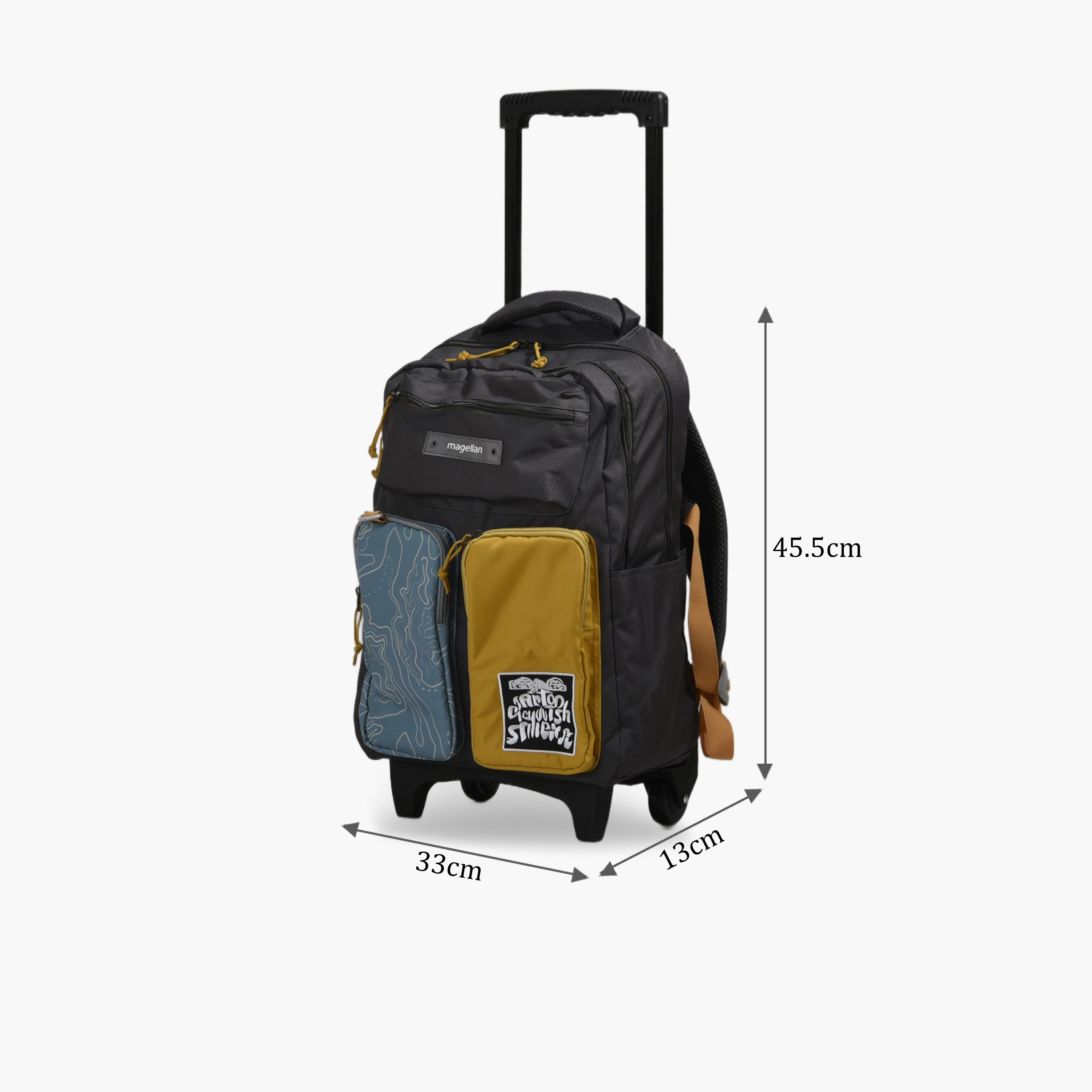 Magellan 18 Inches Backpack Set, Fabric, Adjustable Straps | 259D00-school-bagsandbackpacks-sets-image-2