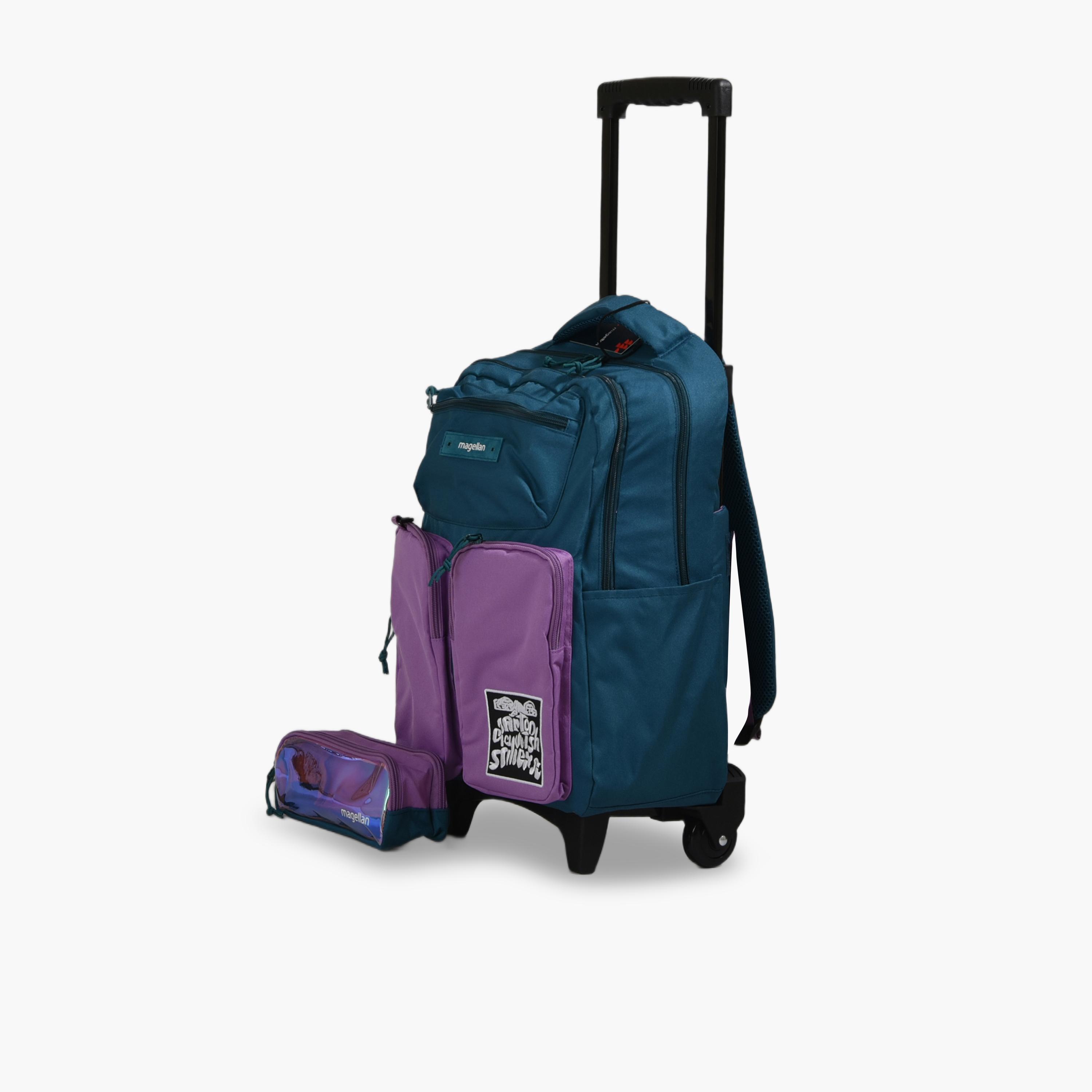 ماجلان - طقم حقيبة ظهر قماشية مقاس 18 إنش أحزمة قابلة للتعديل | 259D00-school-bagsandbackpacks-sets-image-5