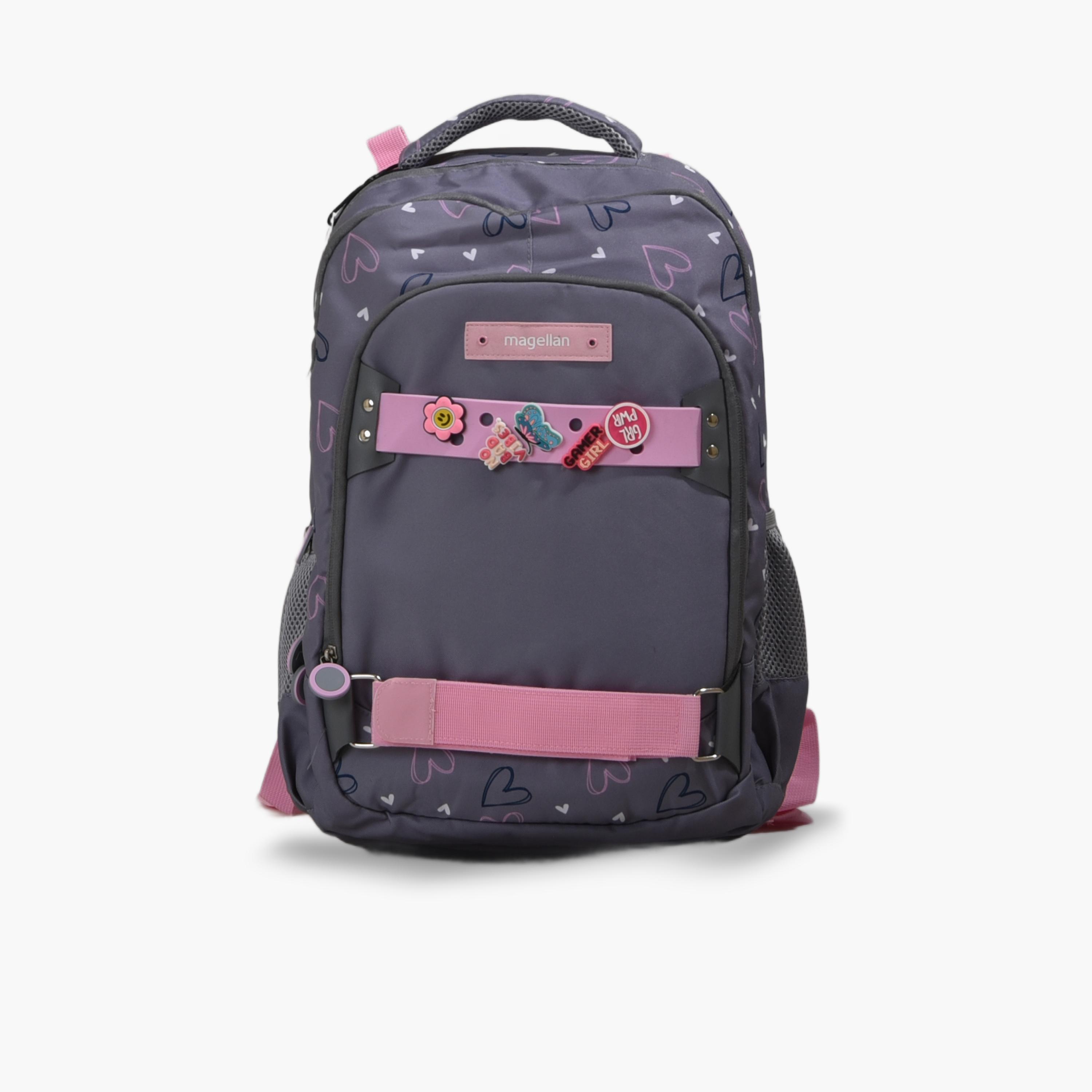 Magellan 18 Inches Backpack, Fabric, Adjustable Straps | 259D007B-school-bagsandbackpacks-backpacks-image-1