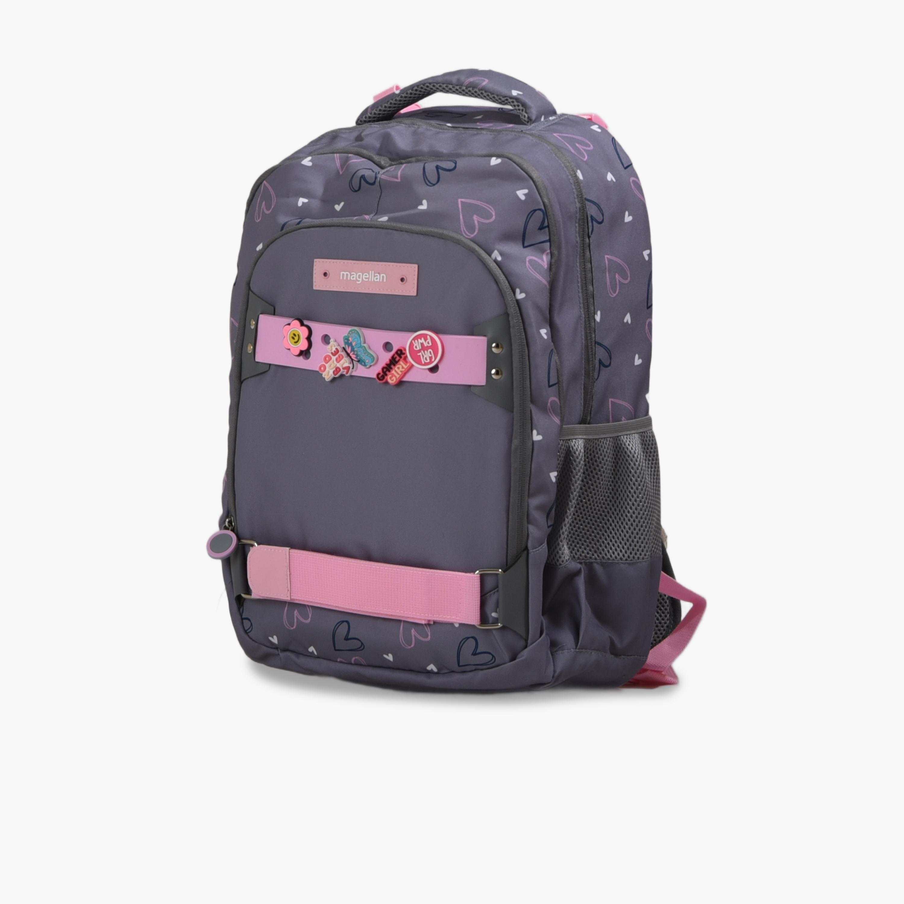 Magellan 18 Inches Backpack, Fabric, Adjustable Straps | 259D007B-school-bagsandbackpacks-backpacks-image-4