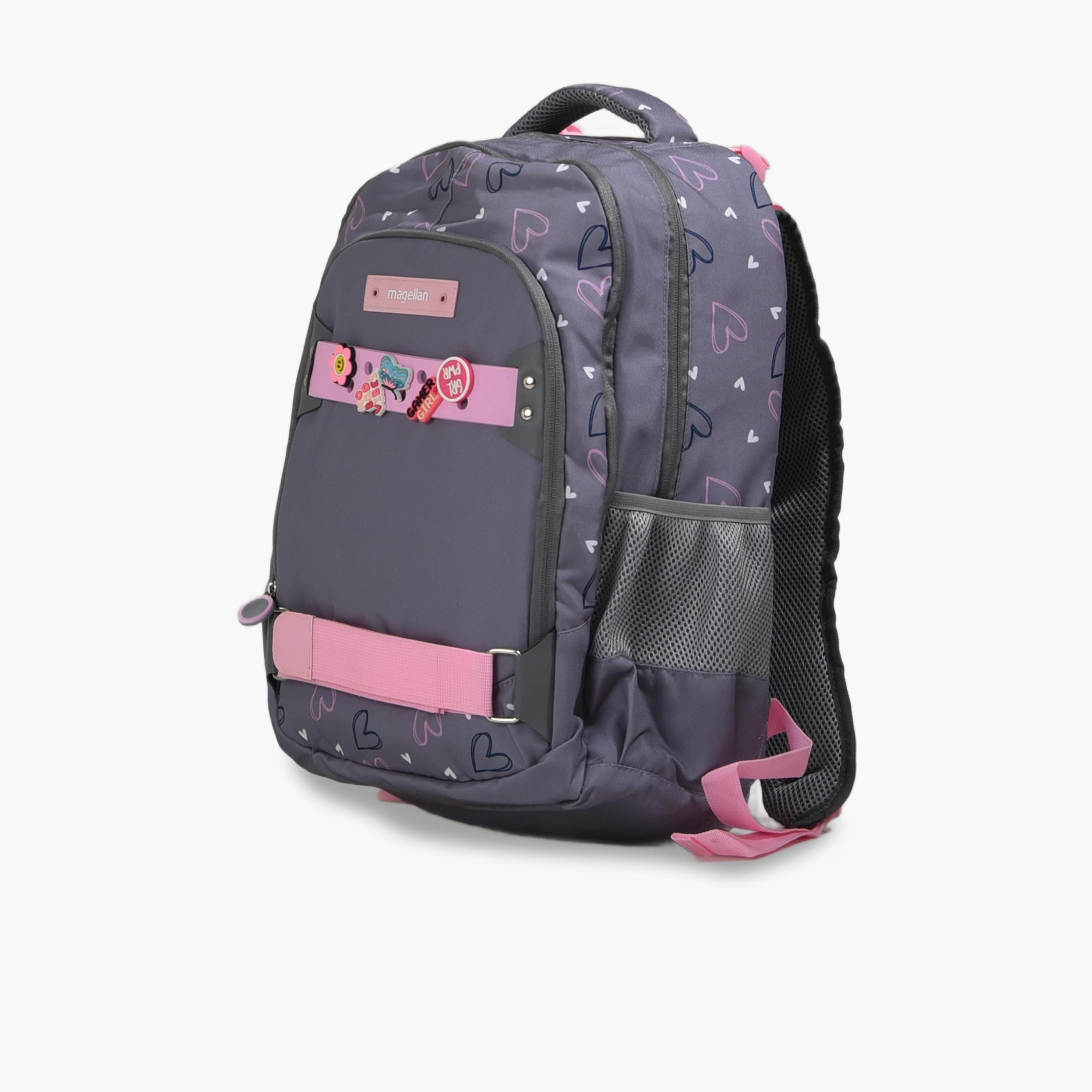 Magellan 18 Inches Backpack, Fabric, Adjustable Straps | 259D007B-school-bagsandbackpacks-backpacks-image-5
