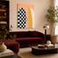 Touche Deco Santorini Checks Stretched Printed Canvas Wall Art - 90x120 cm-household-walldecorandmirrors-wallart-image-3