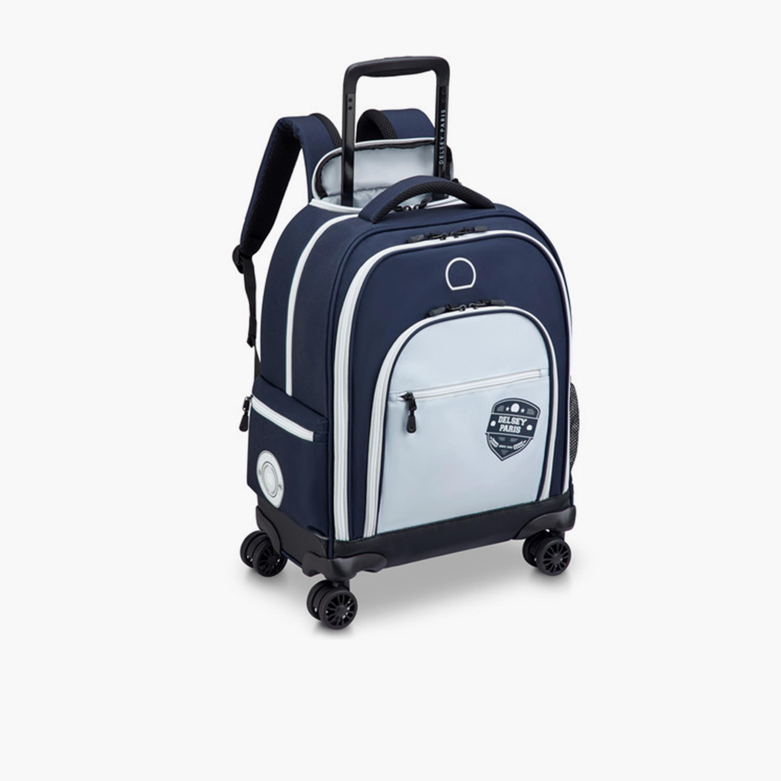Delsey Paris 30 L | 19.5 Inches ACADEMIE Trolley Backpack Set, Polyester, Adjustable Straps | 3490914-school-bagsandbackpacks-sets-image-3