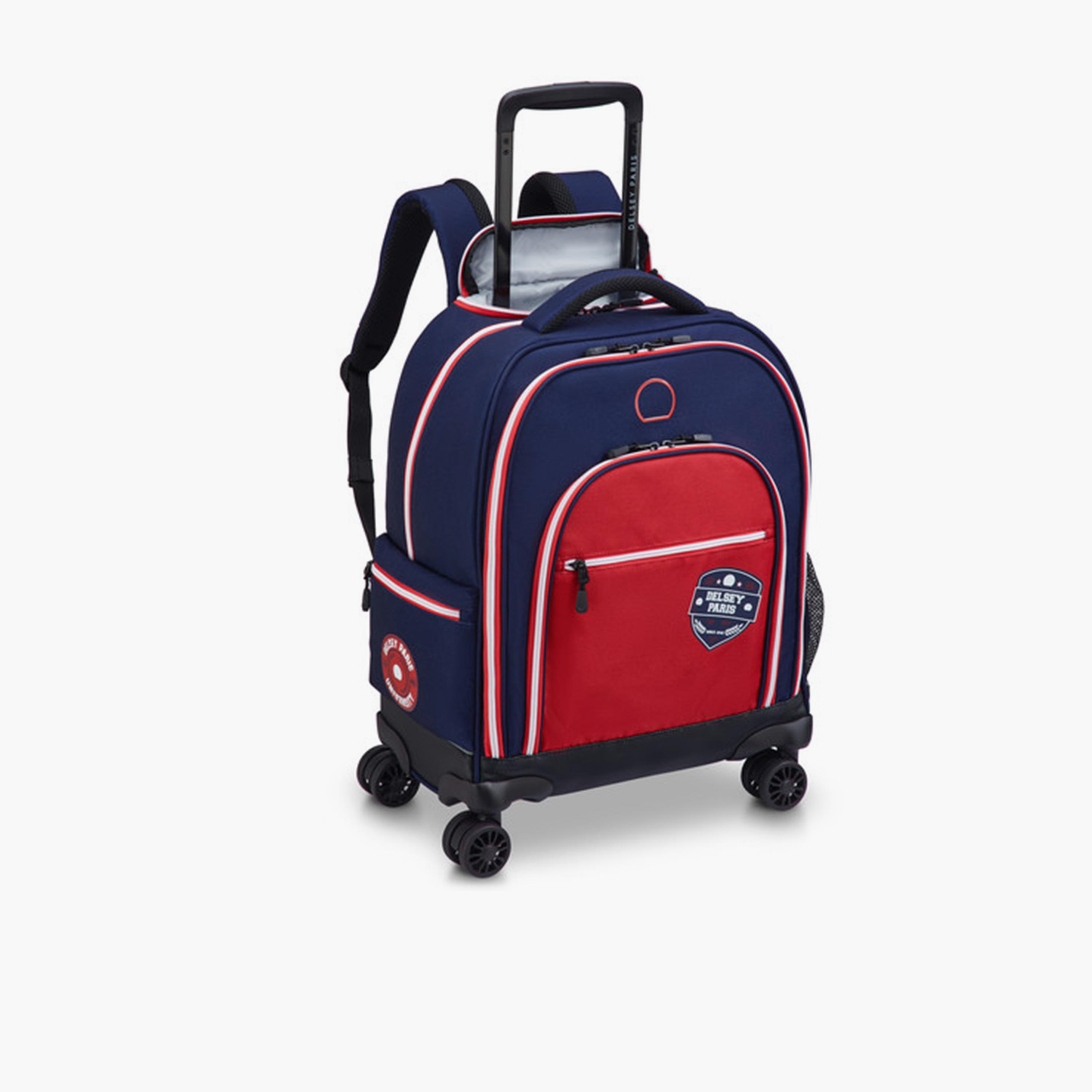 Delsey Paris 30 L | 19.5 Inches ACADEMIE Trolley Backpack Set, Polyester, Adjustable Straps | 3490914-school-bagsandbackpacks-sets-image-3