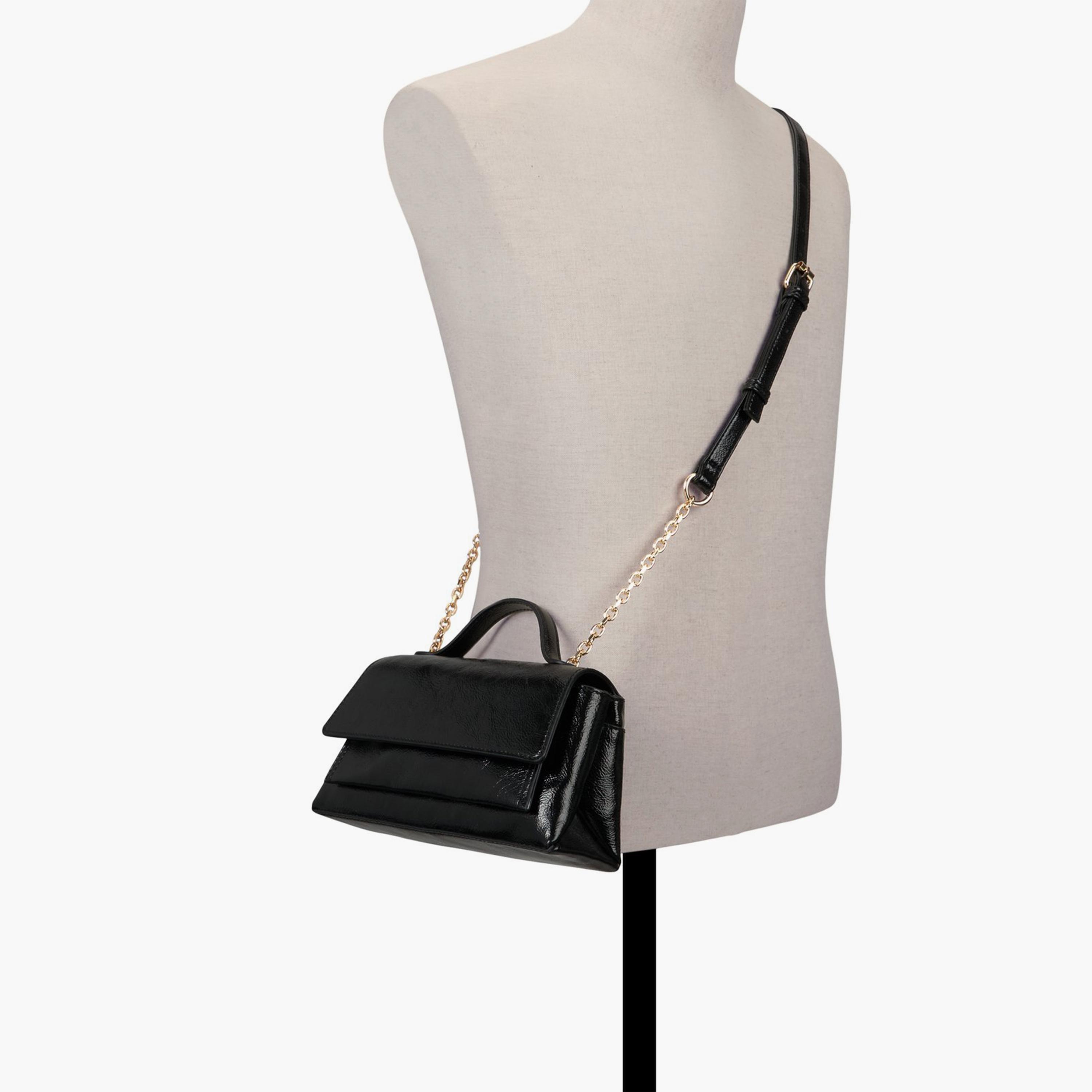 Call it Spring ANNALINA Plain Top Handle Crossbody Bag with Flap Closure and Detachable Strap | 17 X 8 X 25 CM-women-bagsandwallets-handbags-image-4